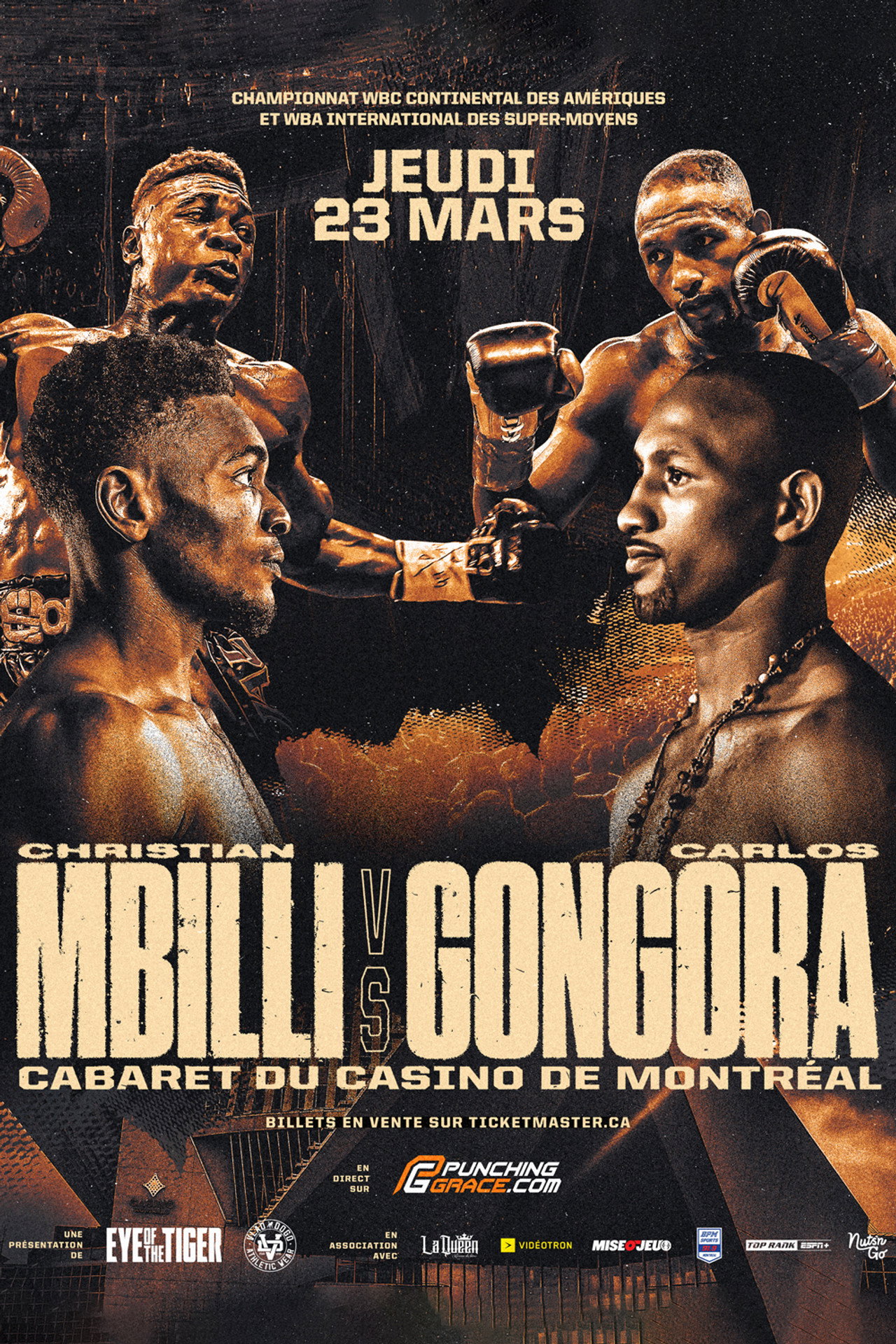 Christian Mbilli vs. Carlos Gongora filmaffisch