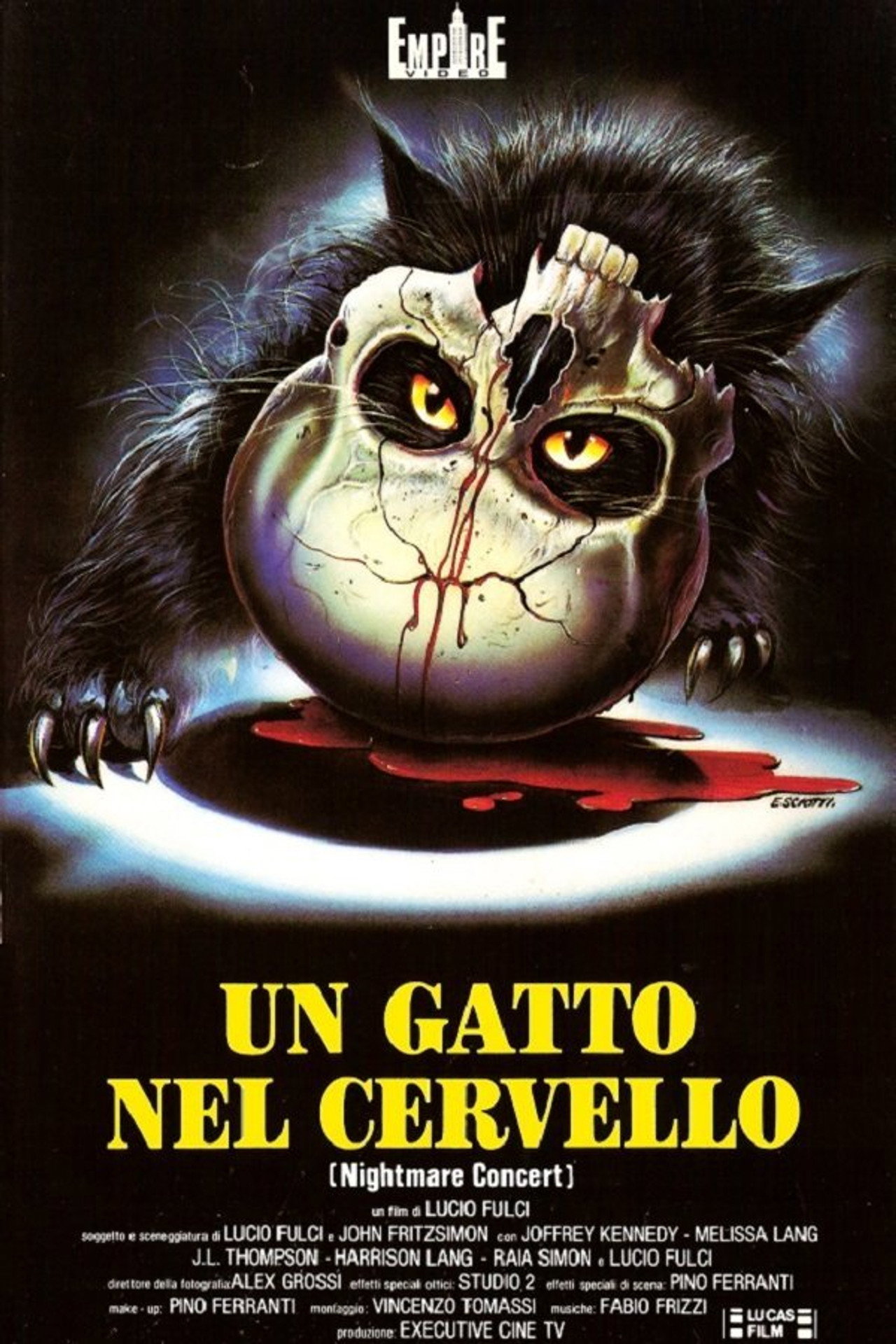 Un gatto nel cervello filmaffisch