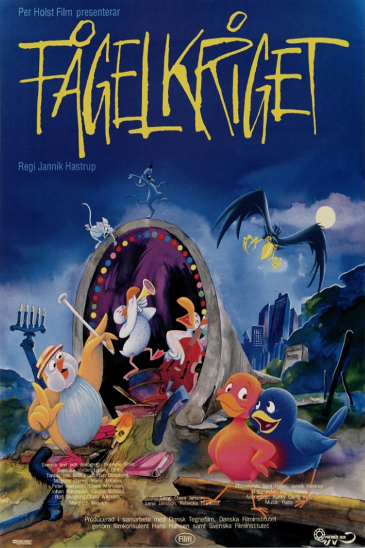 Fågelkriget filmaffisch