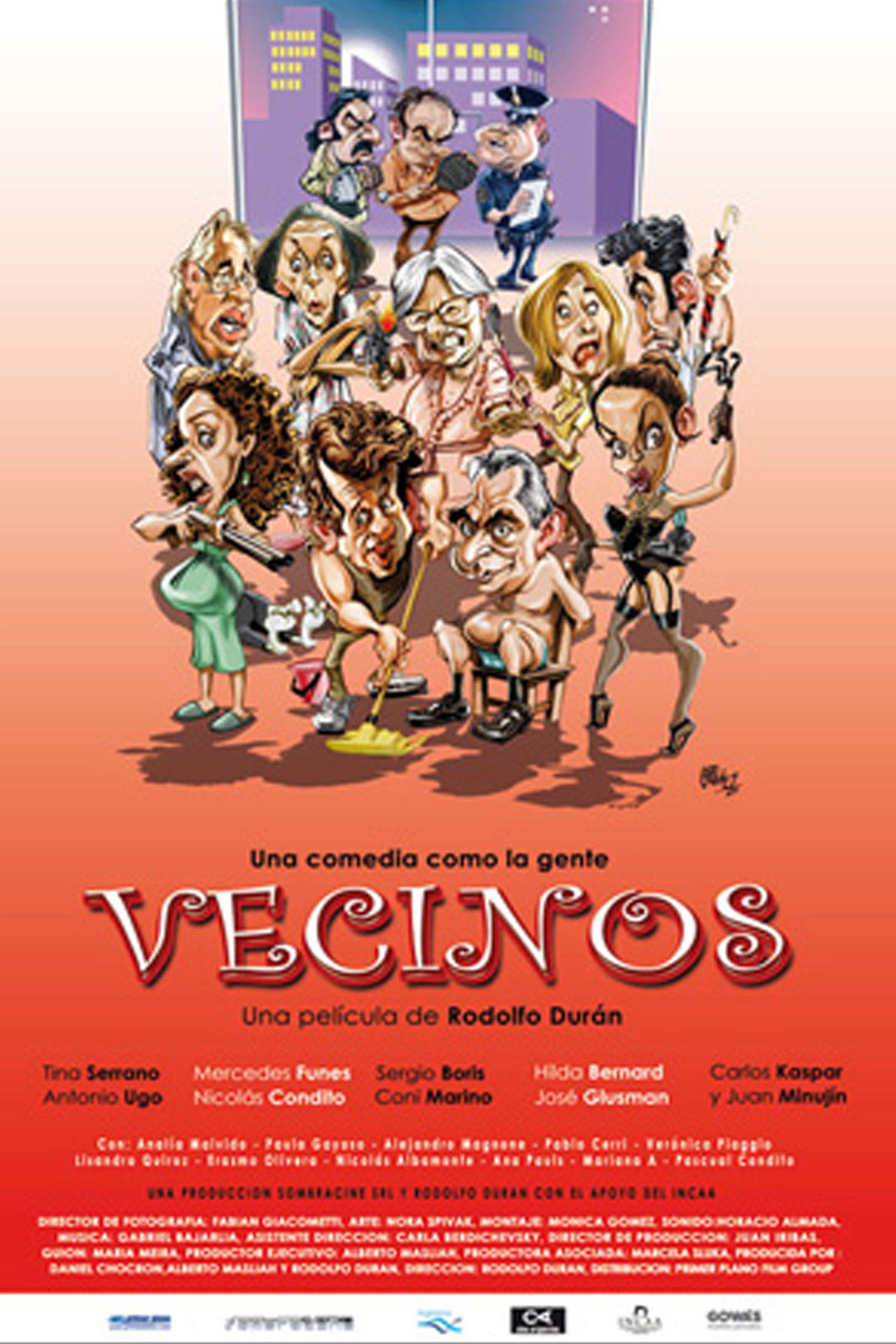 Vecinos Backdrop