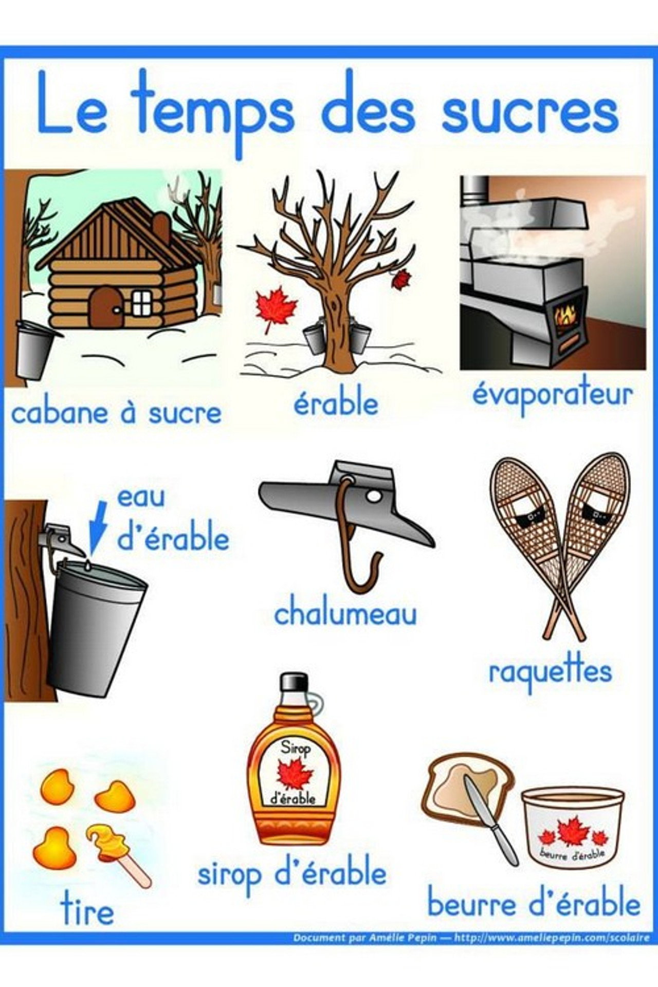 Le temps des sucres poster