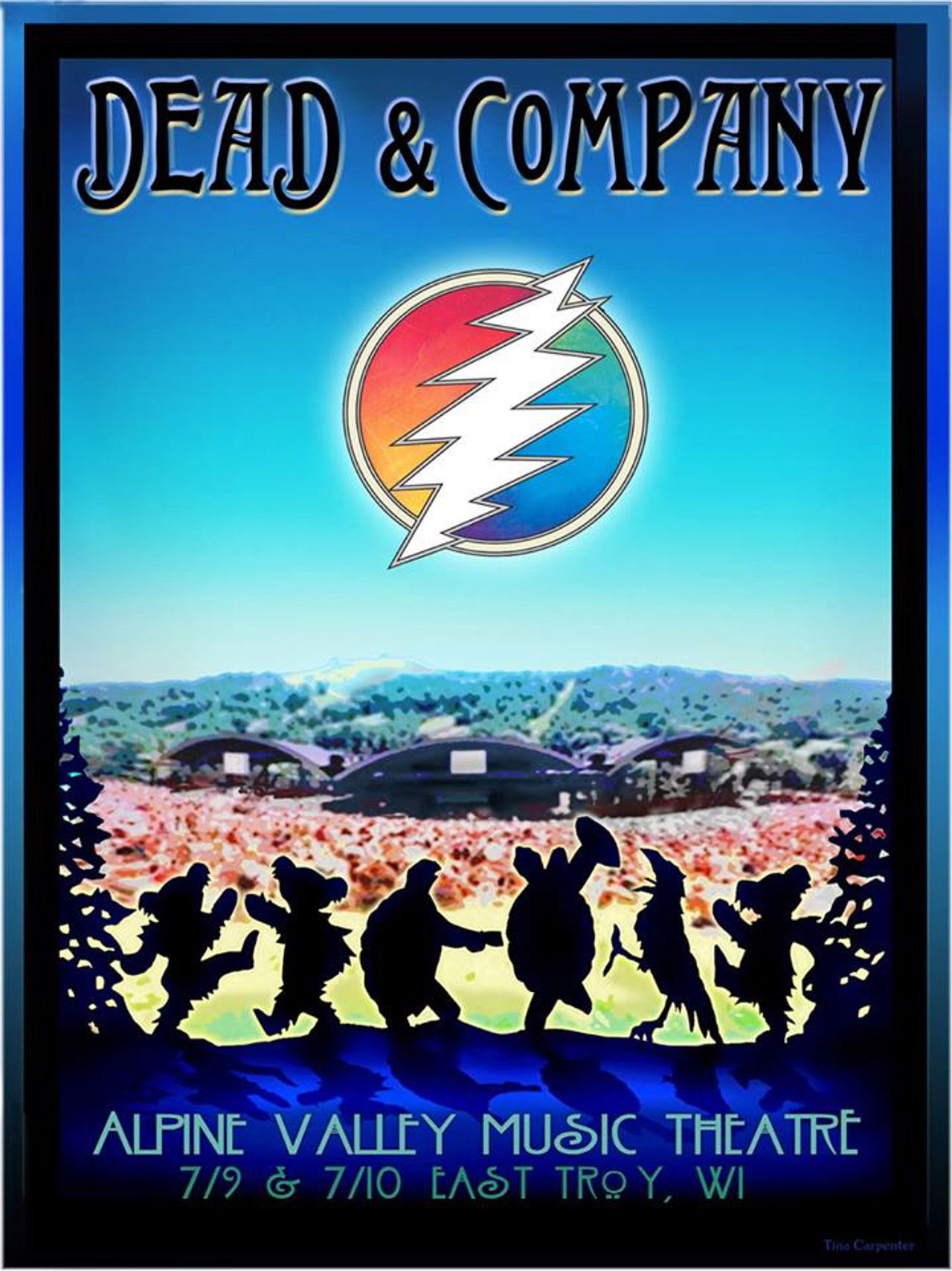 Dead & Company 2016-07-10 Alpine Valley Music Theatre, Elkhorn, WI Backdrop