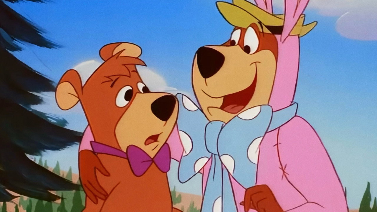 Yogi the Easter Bear backdrop