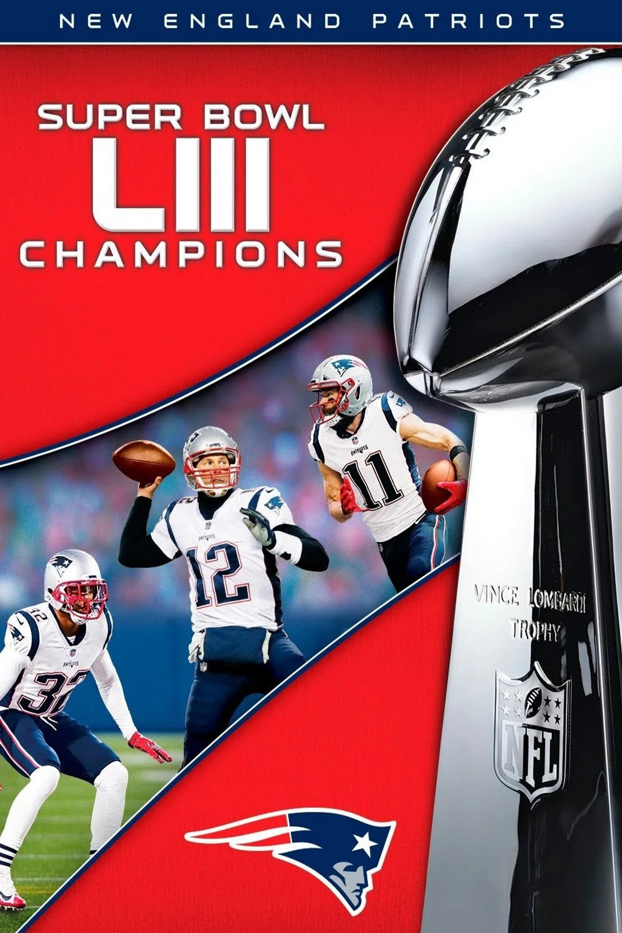 Super Bowl LIII Champions: New England Patriots filmaffisch