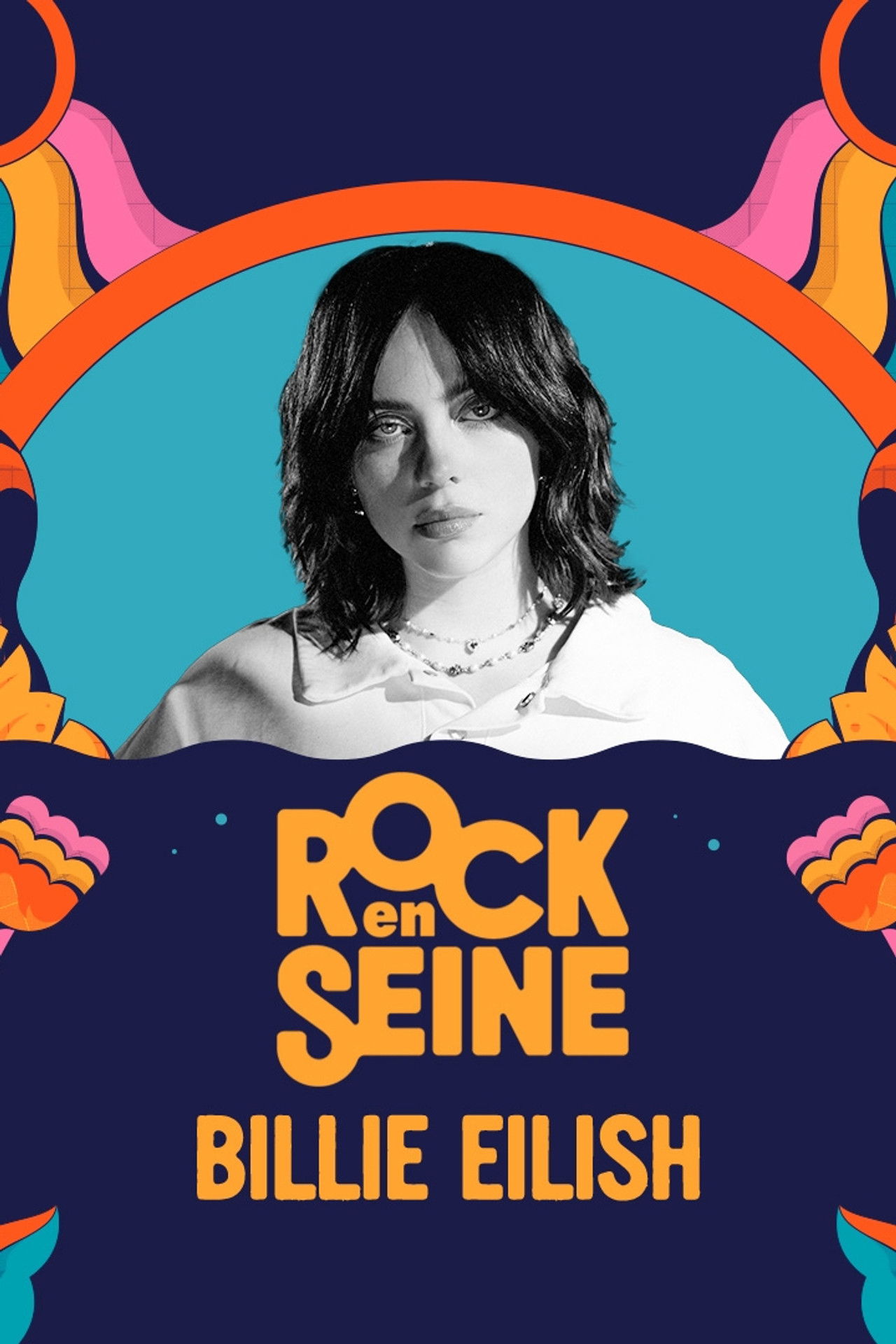 Billie Eilish - Rock en Seine 2023 Backdrop