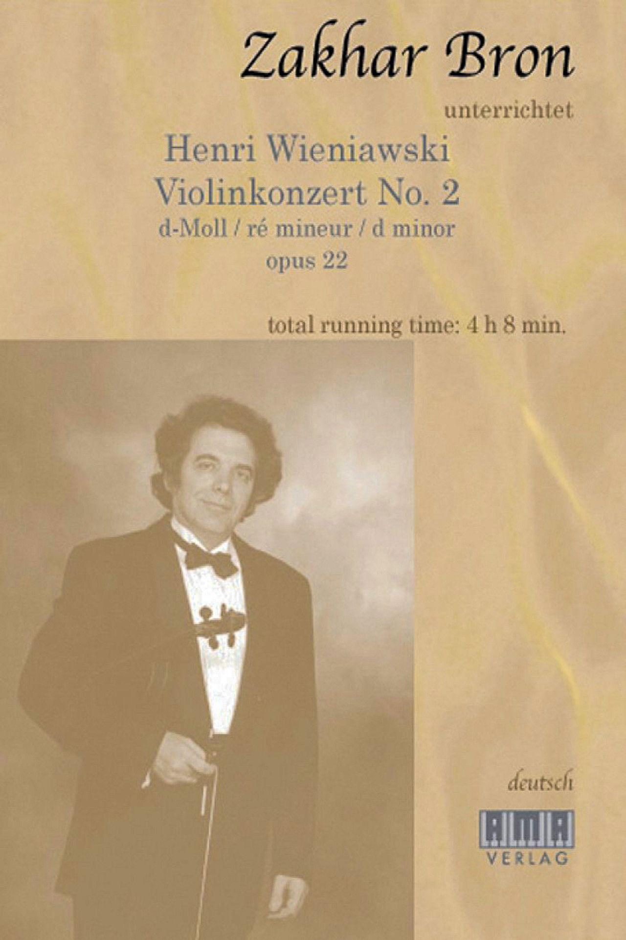 Zakhar Bron unterrichtet Henri Wieniawski, Violinkonzert No. 2 Backdrop