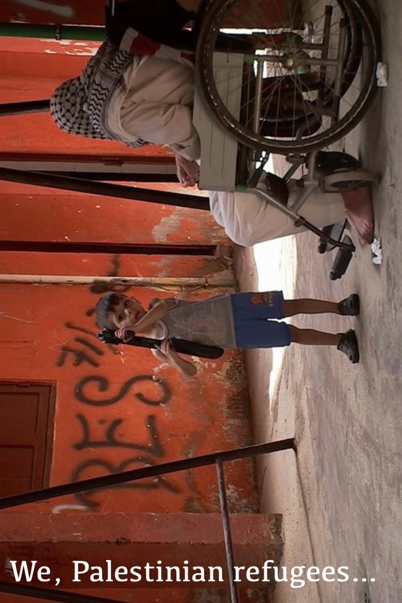 We, Palestinian refugees... filmaffisch