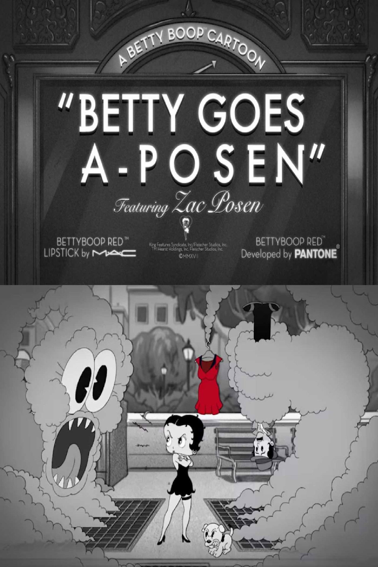 Betty Goes a-Posen Backdrop