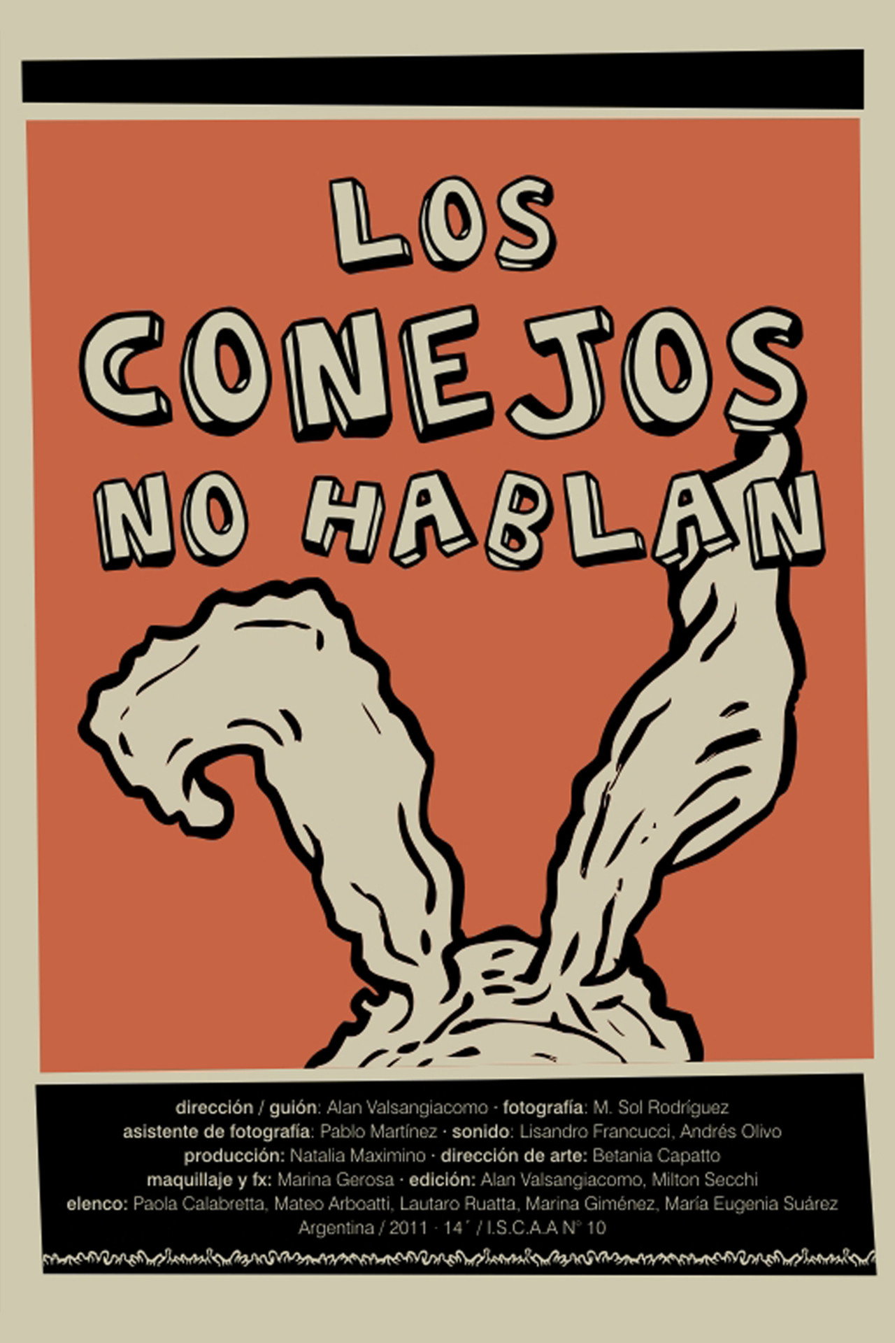 Los conejos no hablan filmaffisch