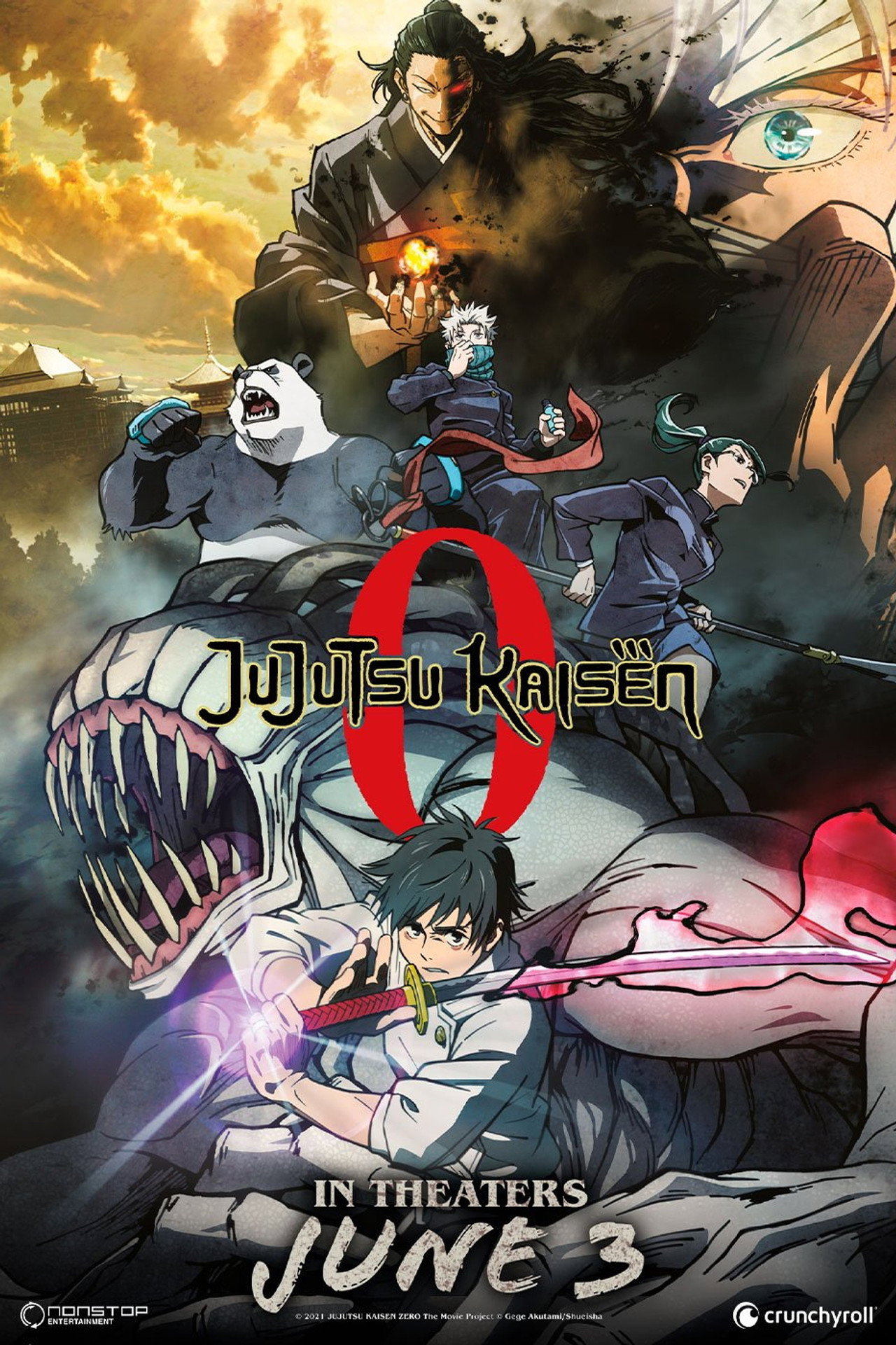Jujutsu Kaisen 0: The Movie filmaffisch