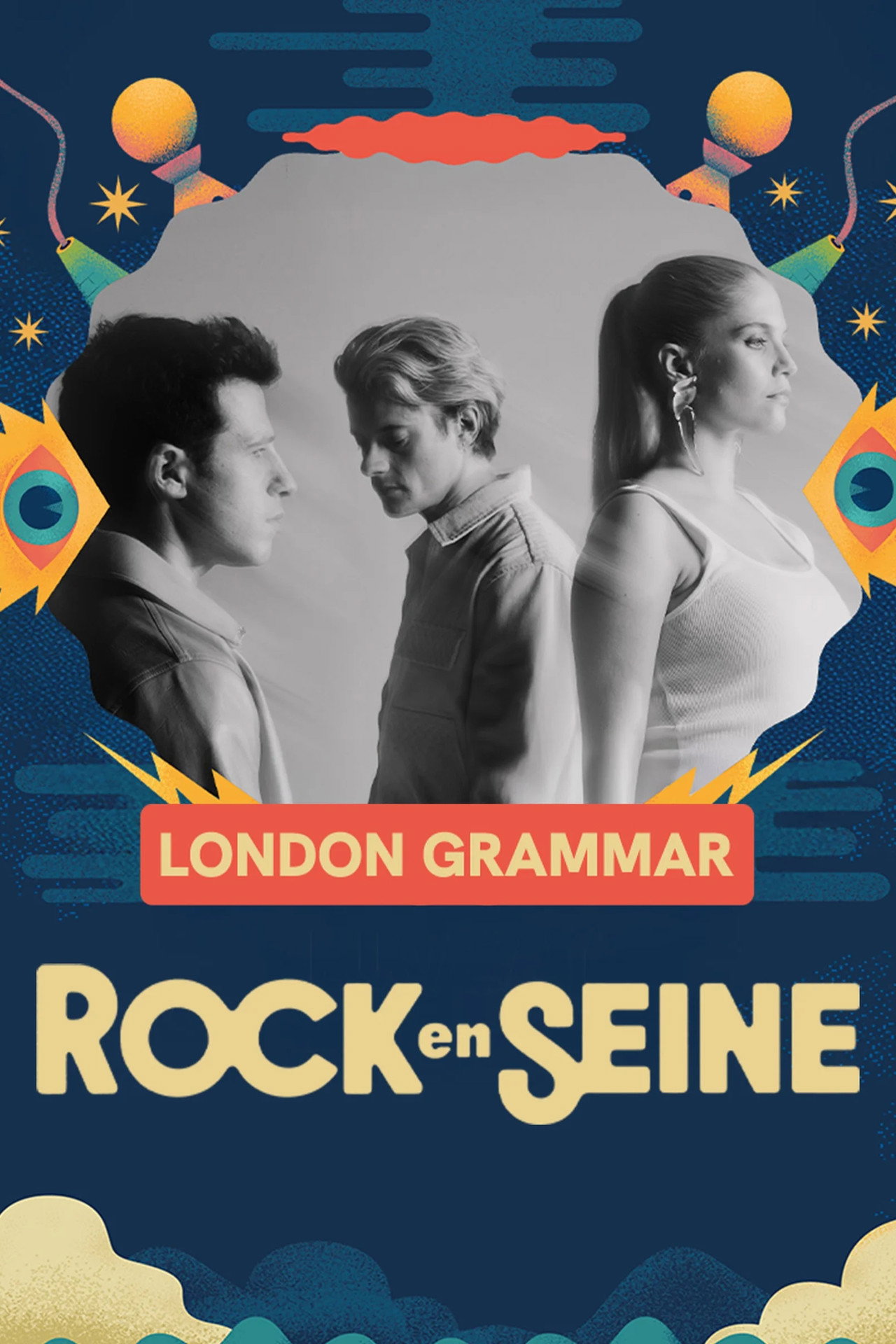 London Grammar - Rock en Seine 2025 filmaffisch