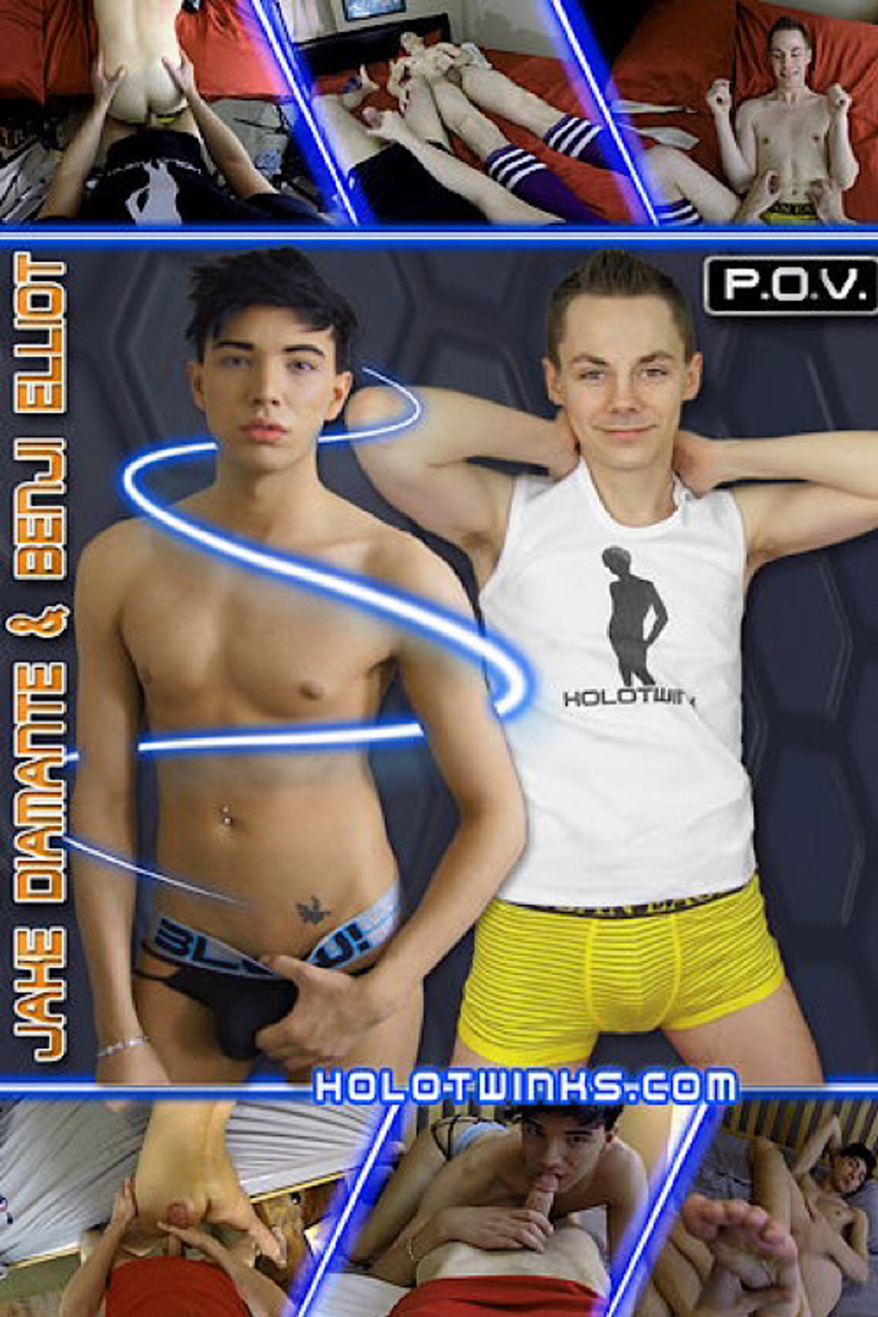 Holotwinks Jake Diamante and Benji Elliot filmaffisch