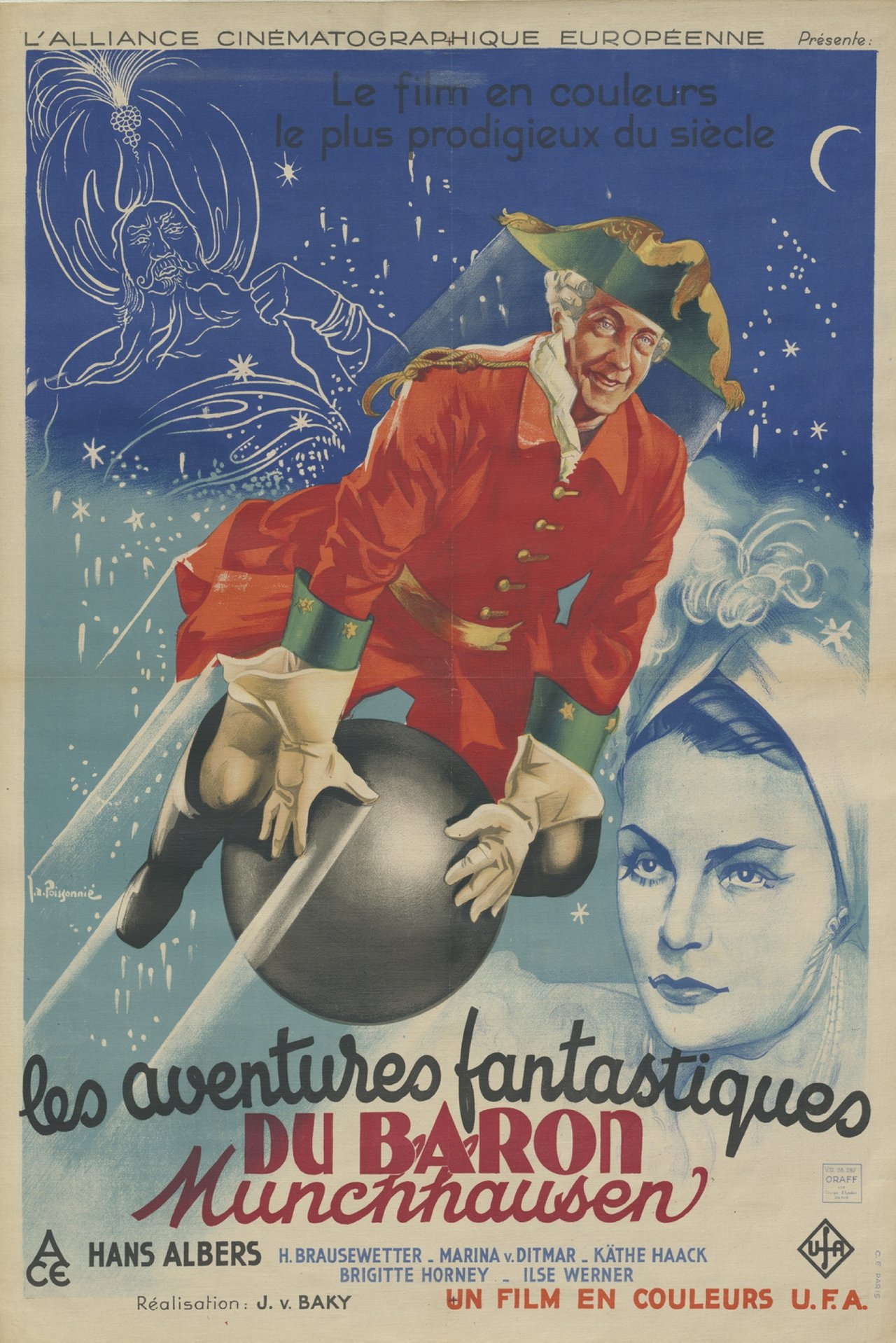 Les aventures fantastiques du baron de Münchhausen poster