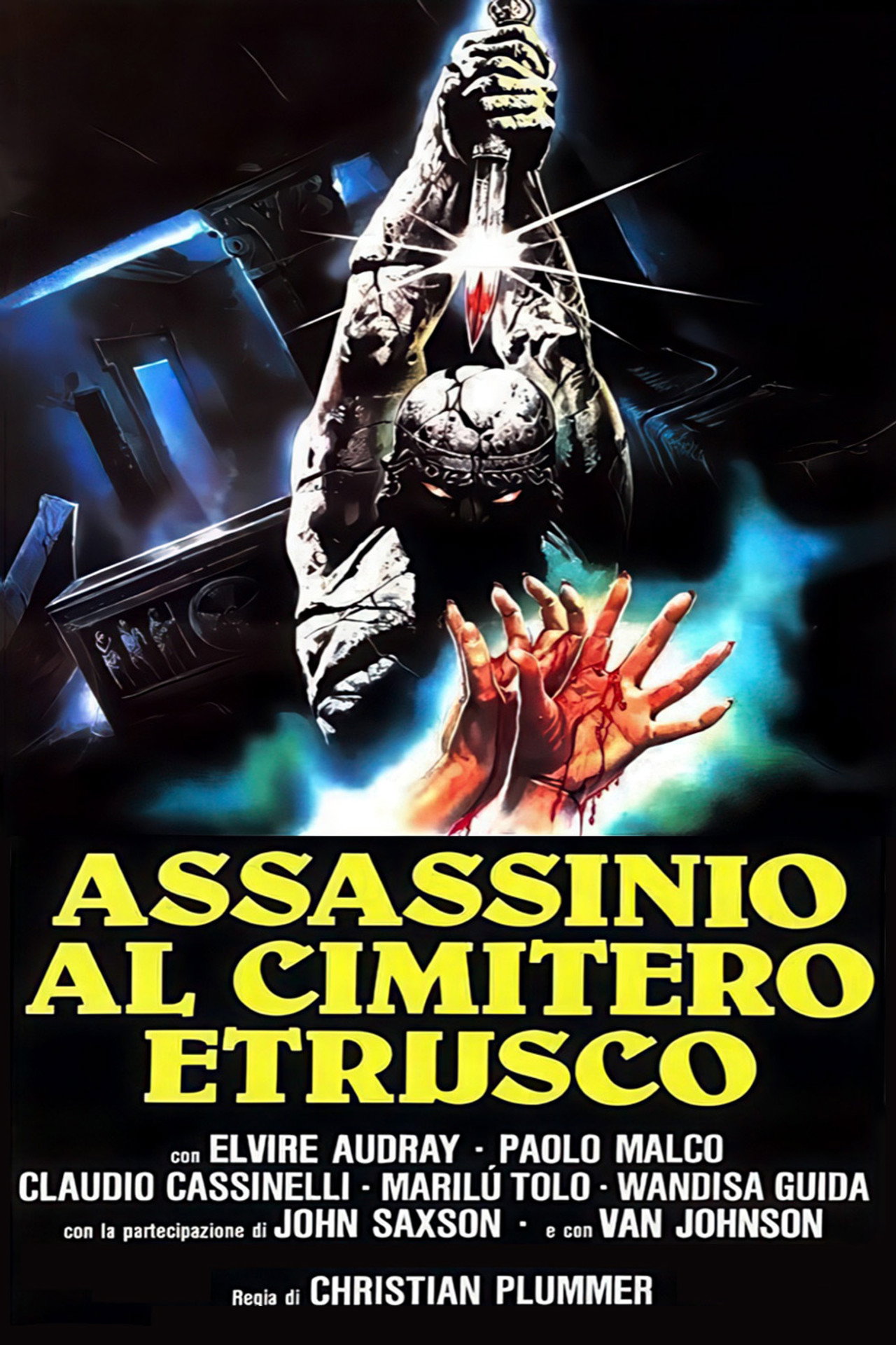 Assassinio al cimitero etrusco filmaffisch