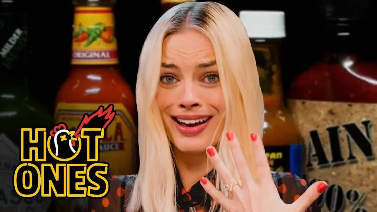 Hot Ones - Season 11 Episode 1 : Margot Robbie Pushes Her Limits While Eating Spicy Wings