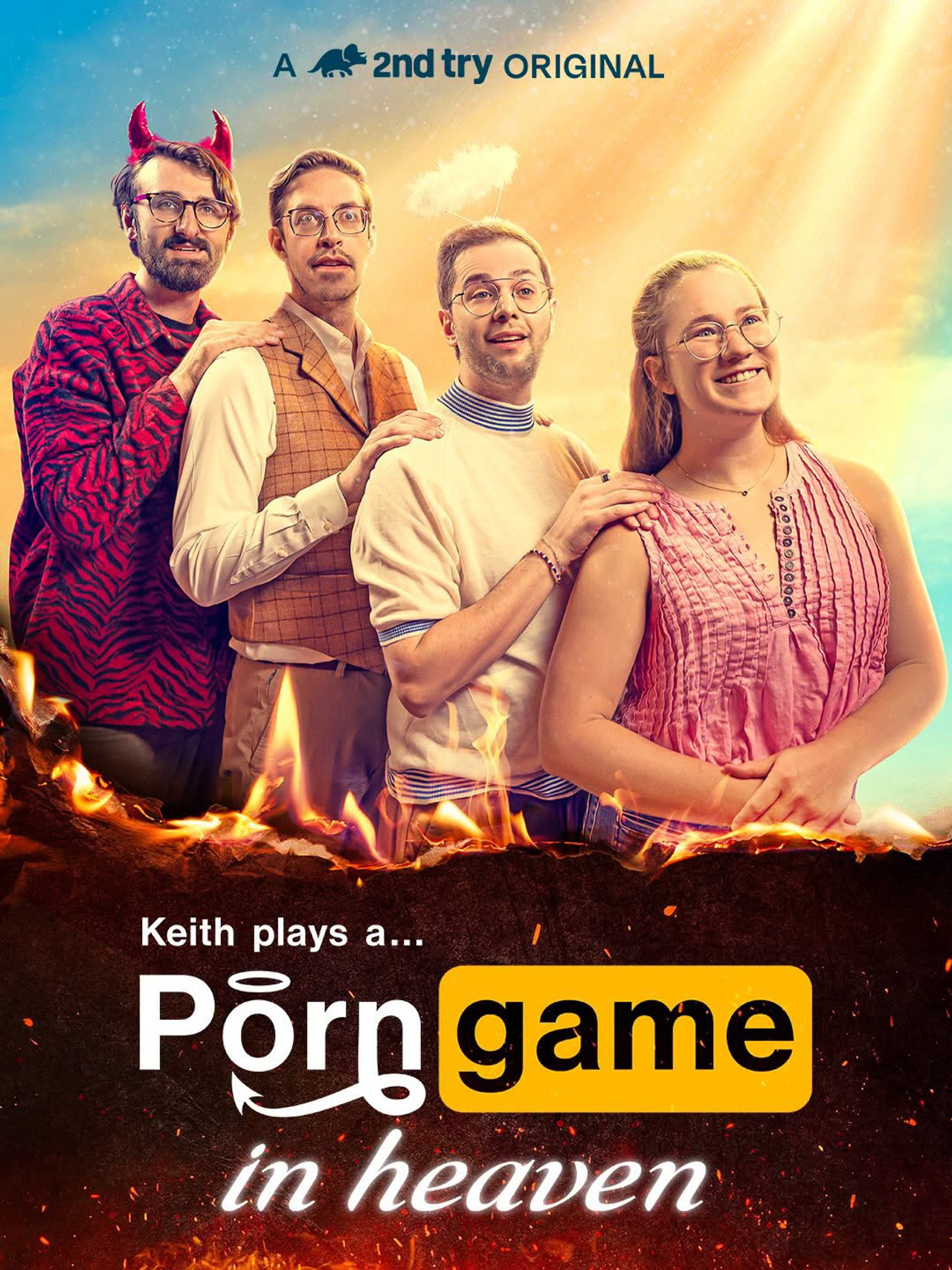 Keith Plays a Porn Game in Heaven
