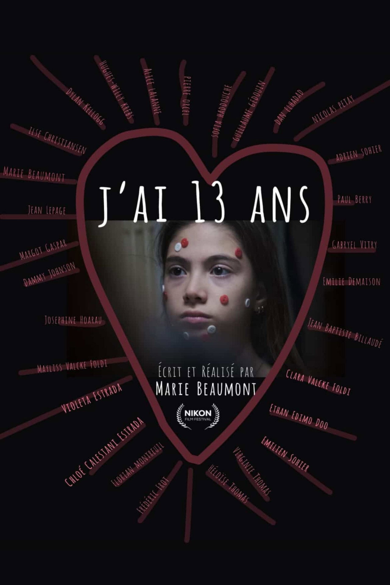 J'ai 13 ans filmaffisch