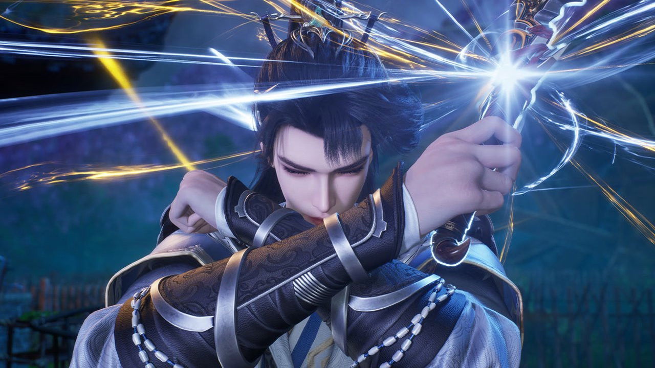 武碎星河 backdrop