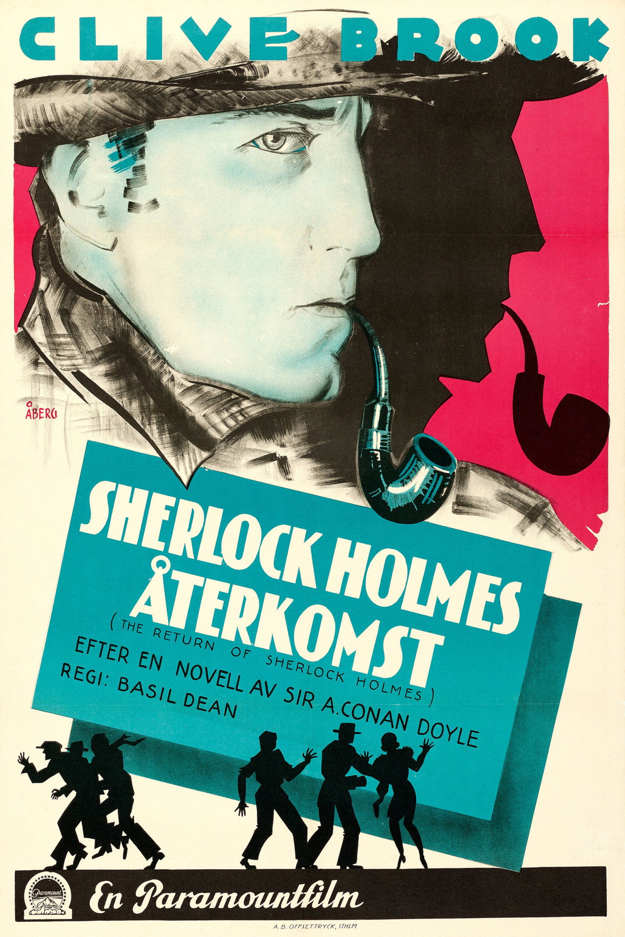 Sherlock Holmes återkomst filmaffisch