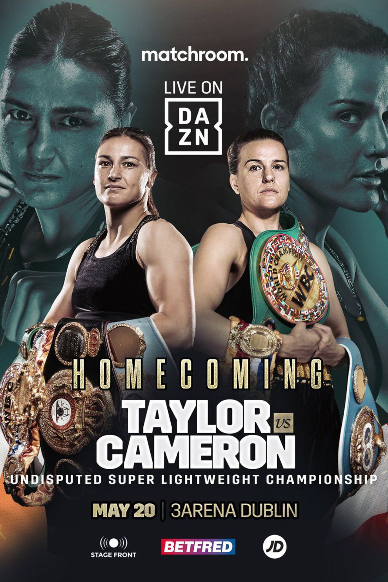 Katie Taylor vs. Chantelle Cameron filmaffisch