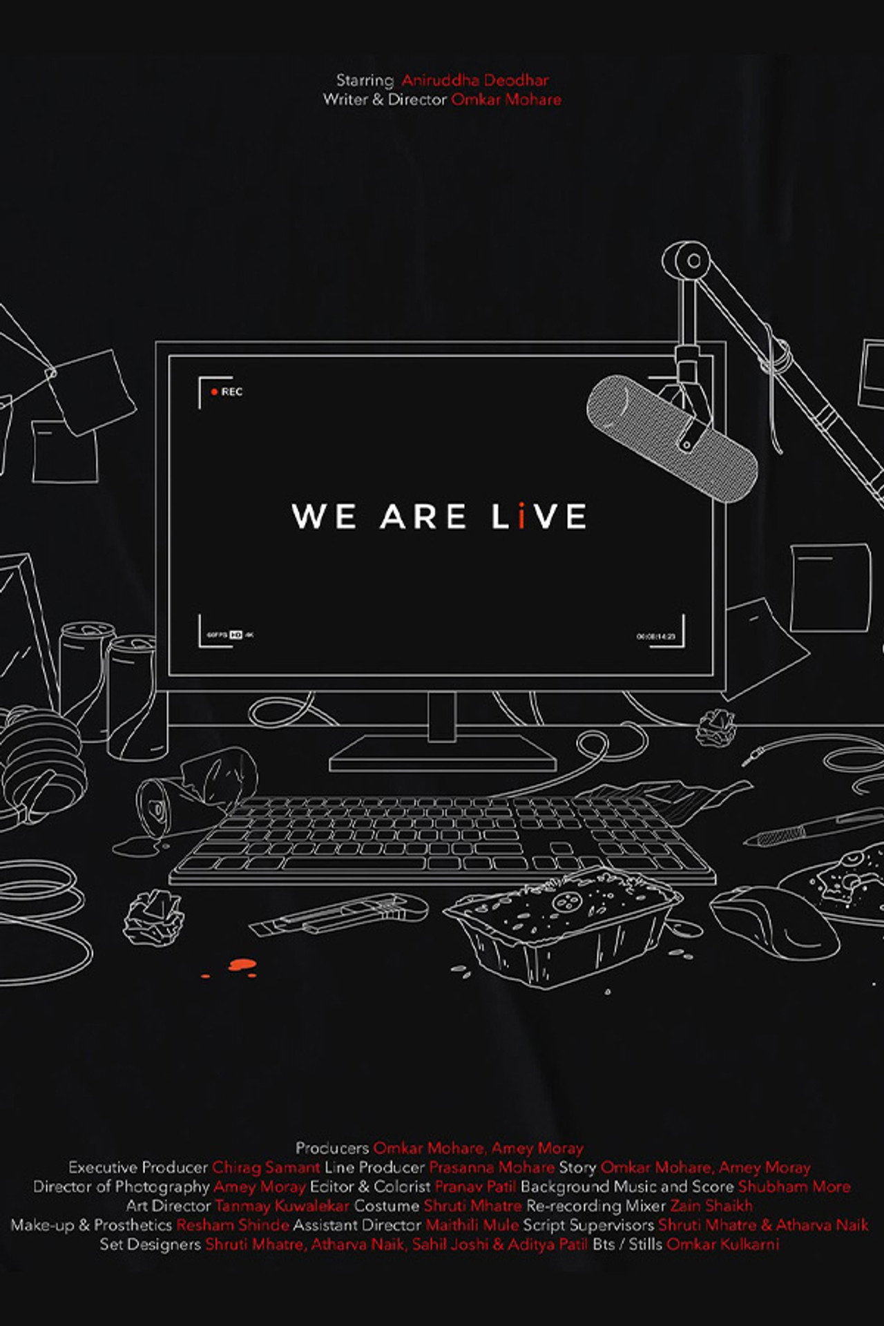 We Are Live Backdrop