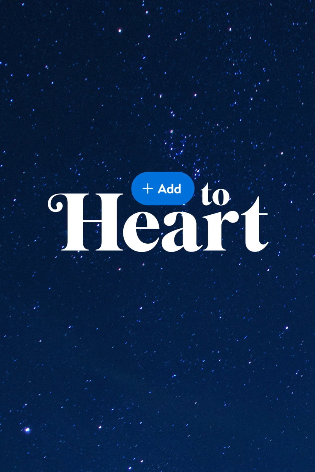 Add To Heart affisch