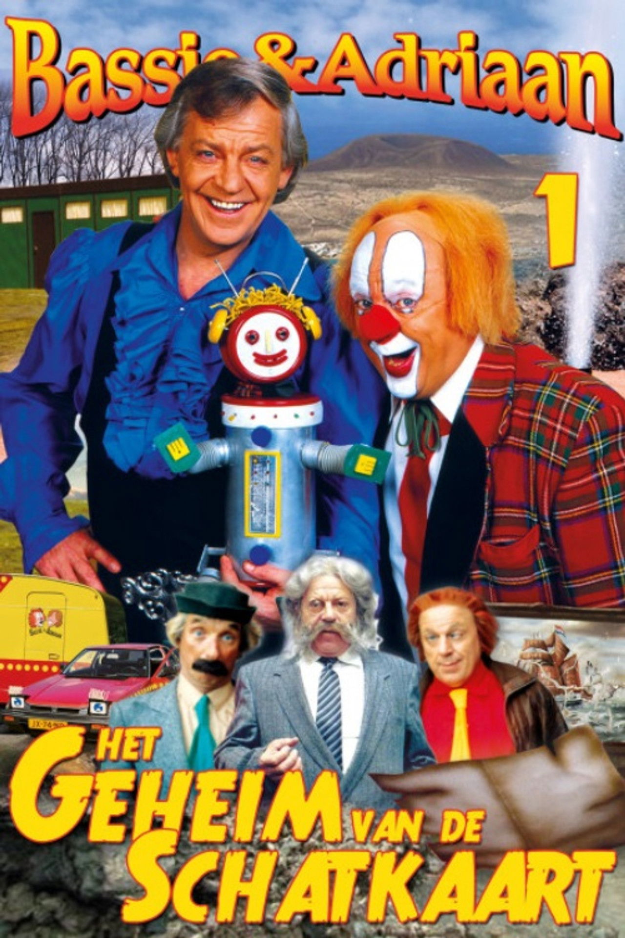 Bassie & Adriaan Het geheim Van De Schatkaart Deel 1 Backdrop