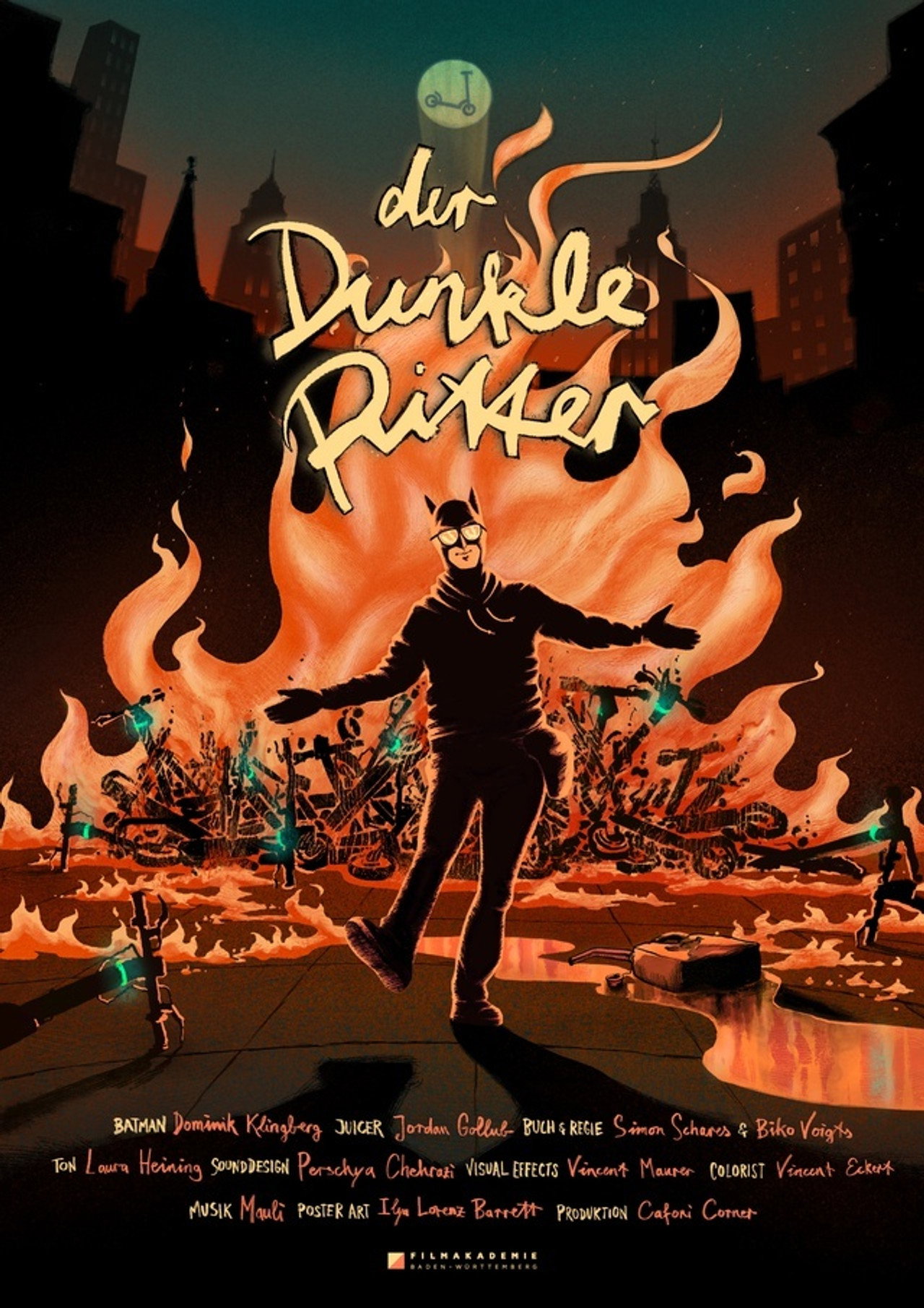 Der dunkle Ritter filmaffisch