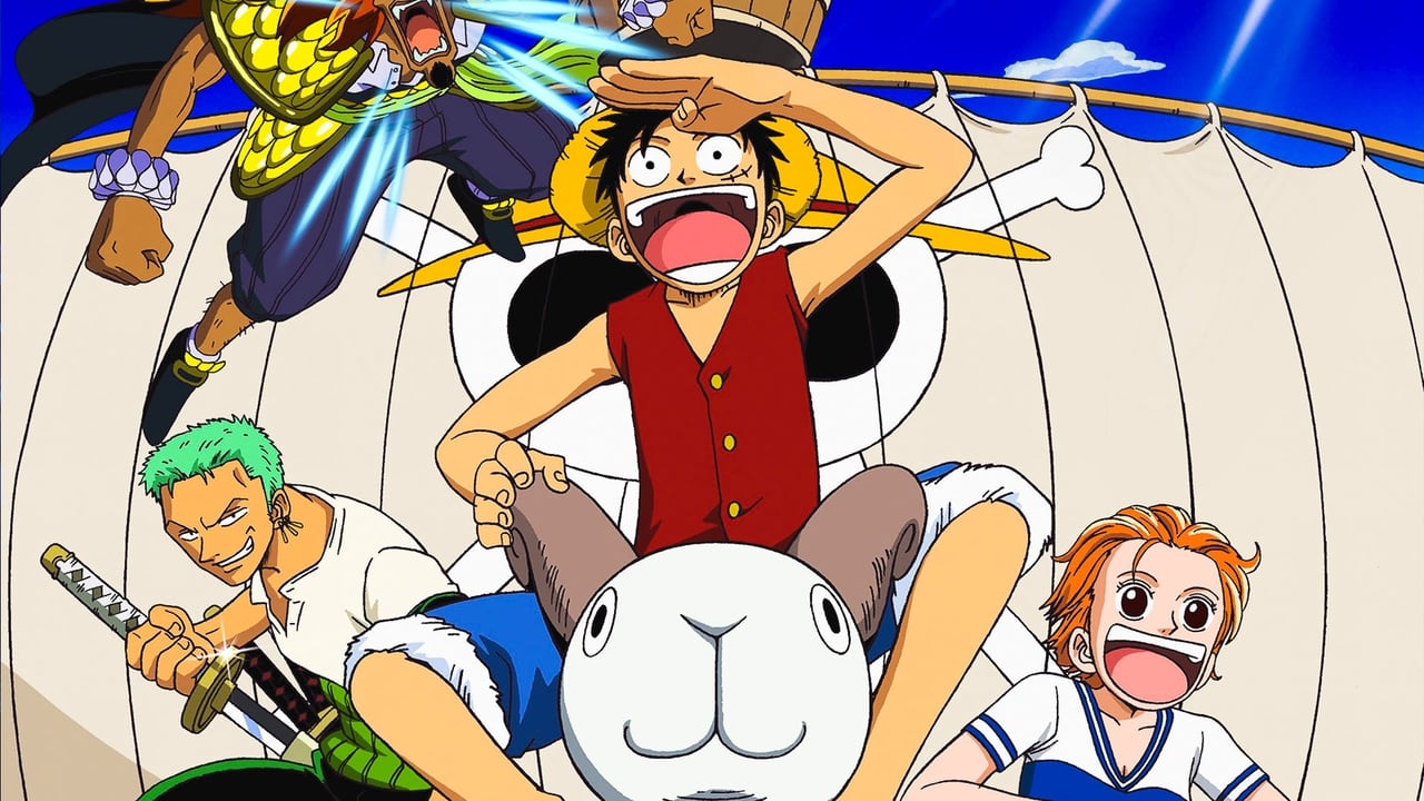 Scen från One Piece the movie