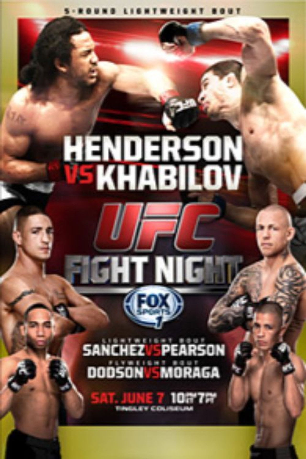 UFC Fight Night 42: Henderson vs. Khabilov Backdrop