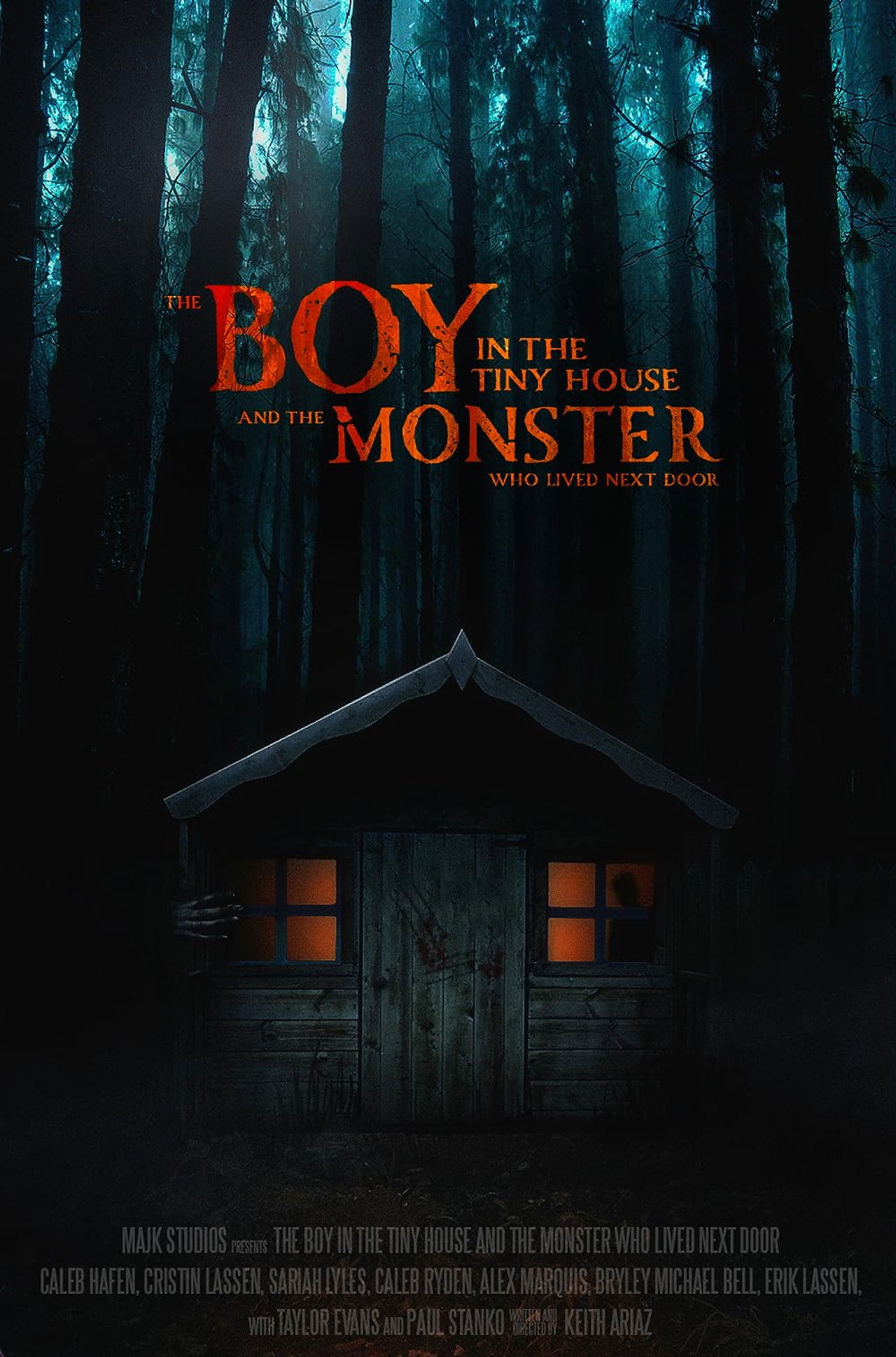 The Boy in the Tiny House and the Monster Who Lived Next Door Backdrop