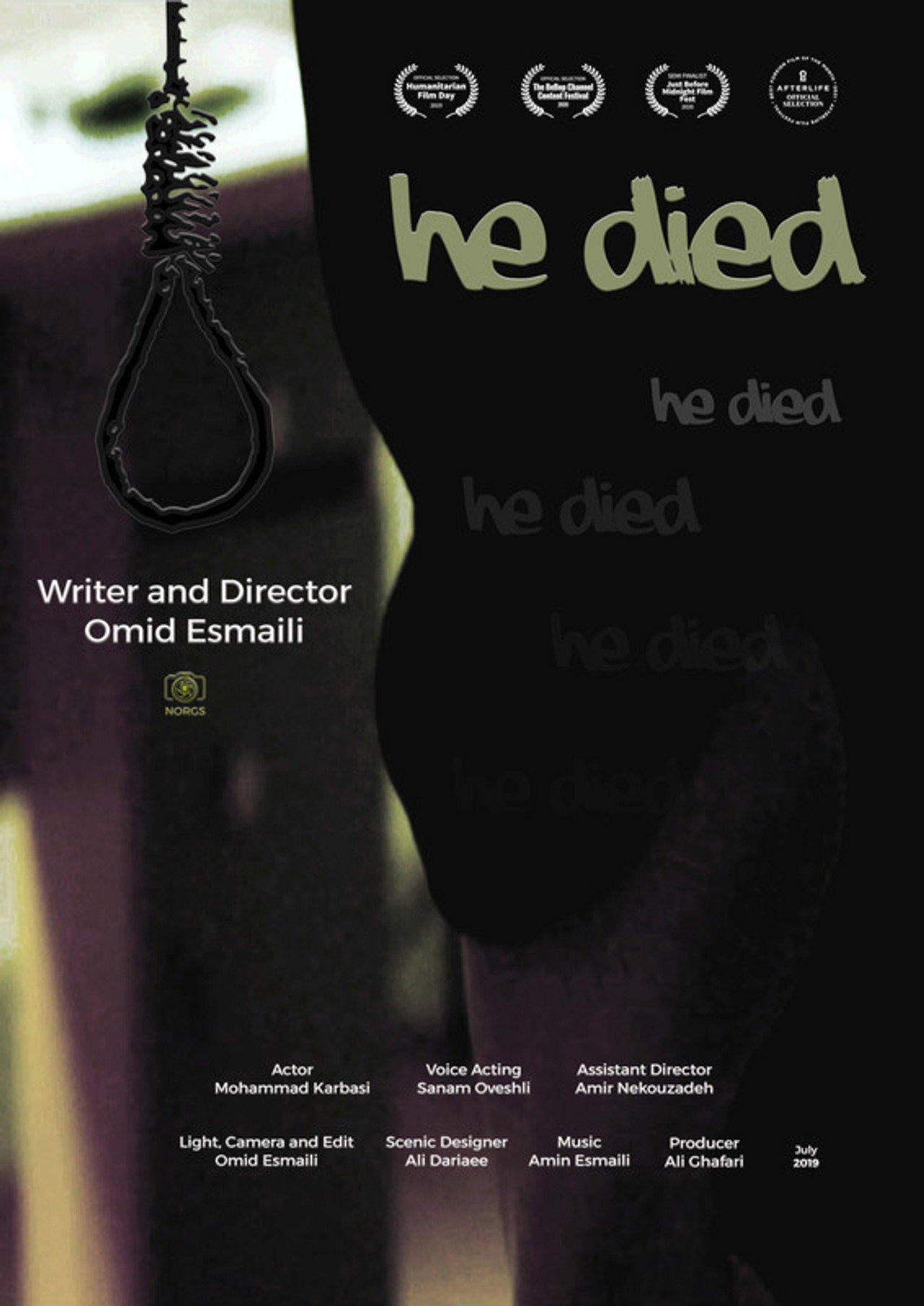 He Died filmaffisch