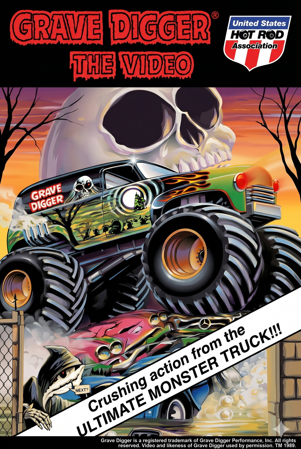 Grave Digger The Video Backdrop