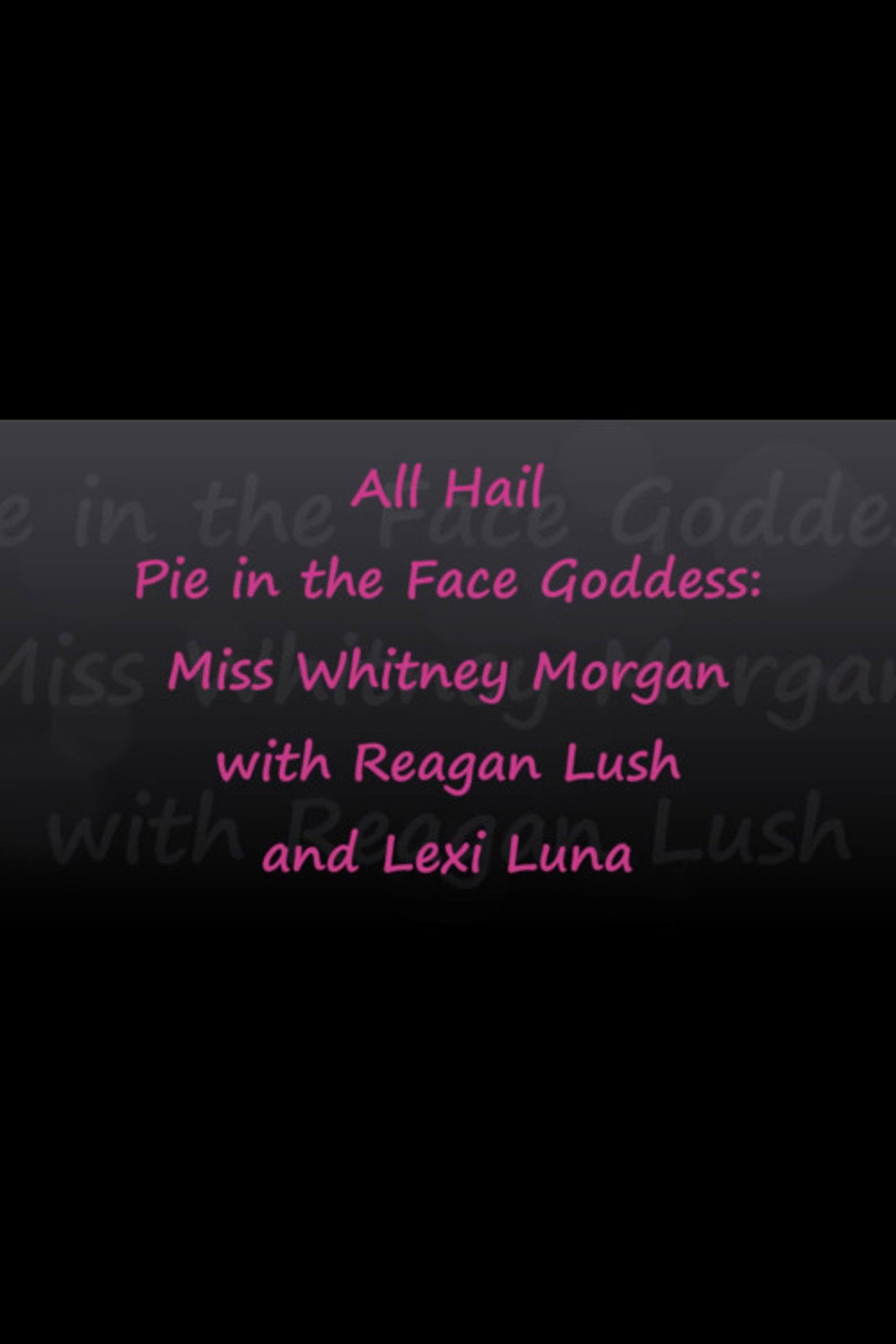 All Hail Pie Goddess Whitney! filmaffisch