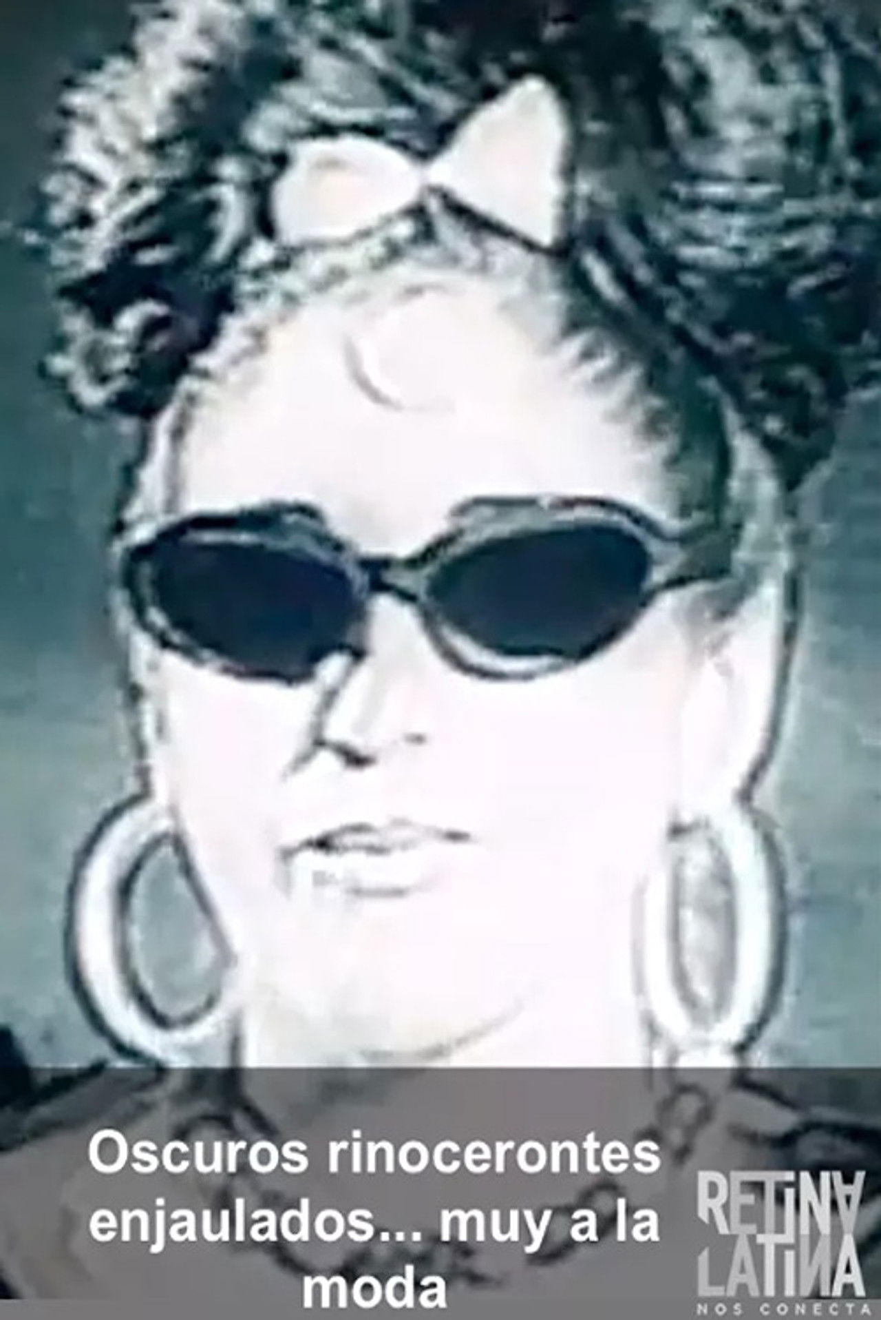 Oscuros rinocerontes enjaulados... muy a la moda Backdrop