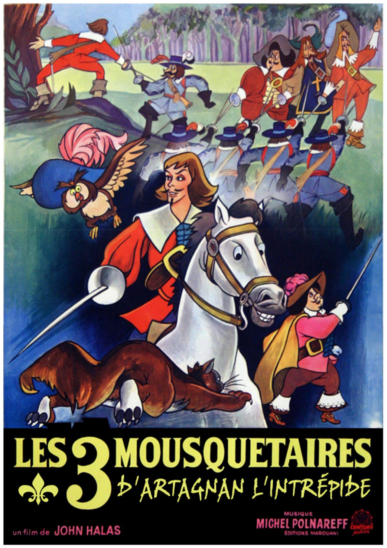 Les Trois Mousquetaires filmaffisch