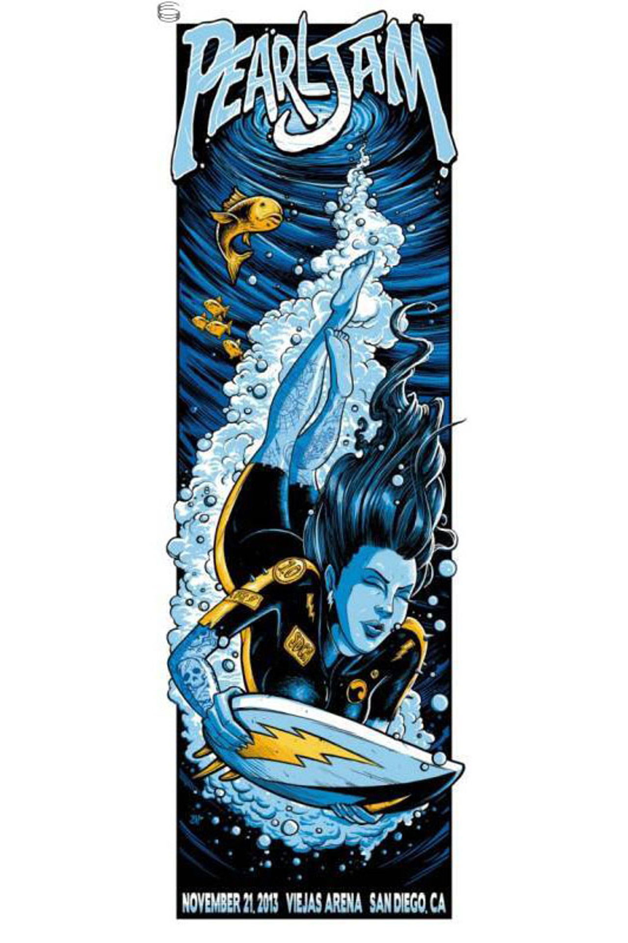Pearl Jam: San Diego 2013 Backdrop