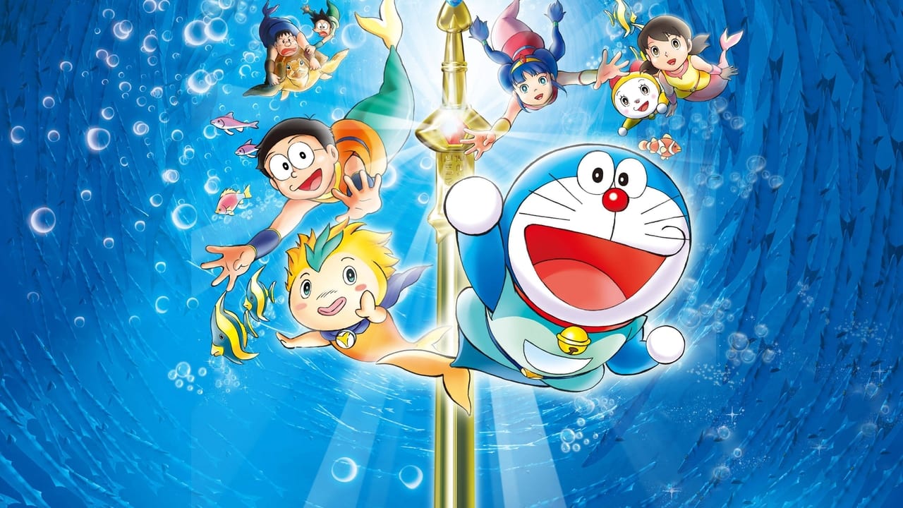 Scen från Doraemon: Nobita's Great Battle of the Mermaid King