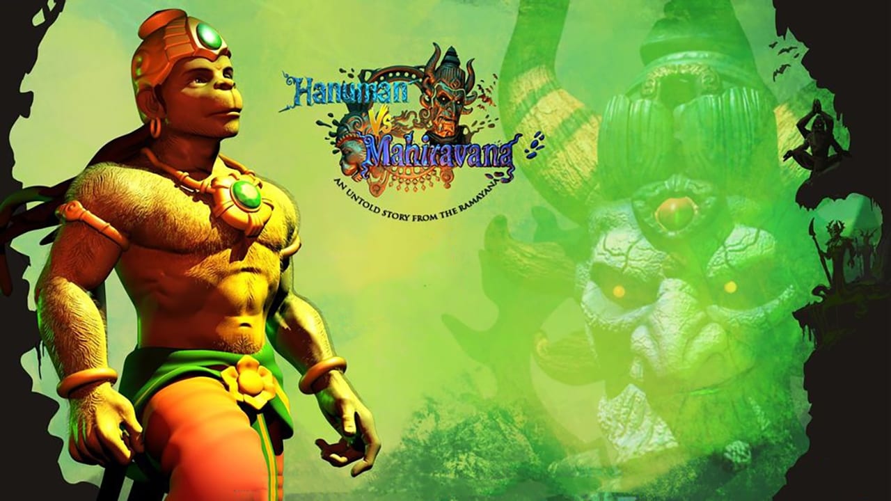 Hanuman Vs Mahiravana background