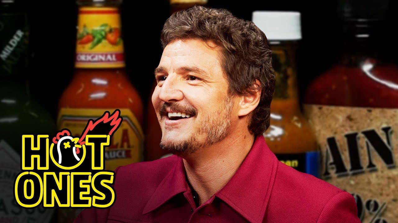 Hot Ones - Season 20 Episode 7 : Pedro Pascal Cries from His Head While Eating Spicy Wings