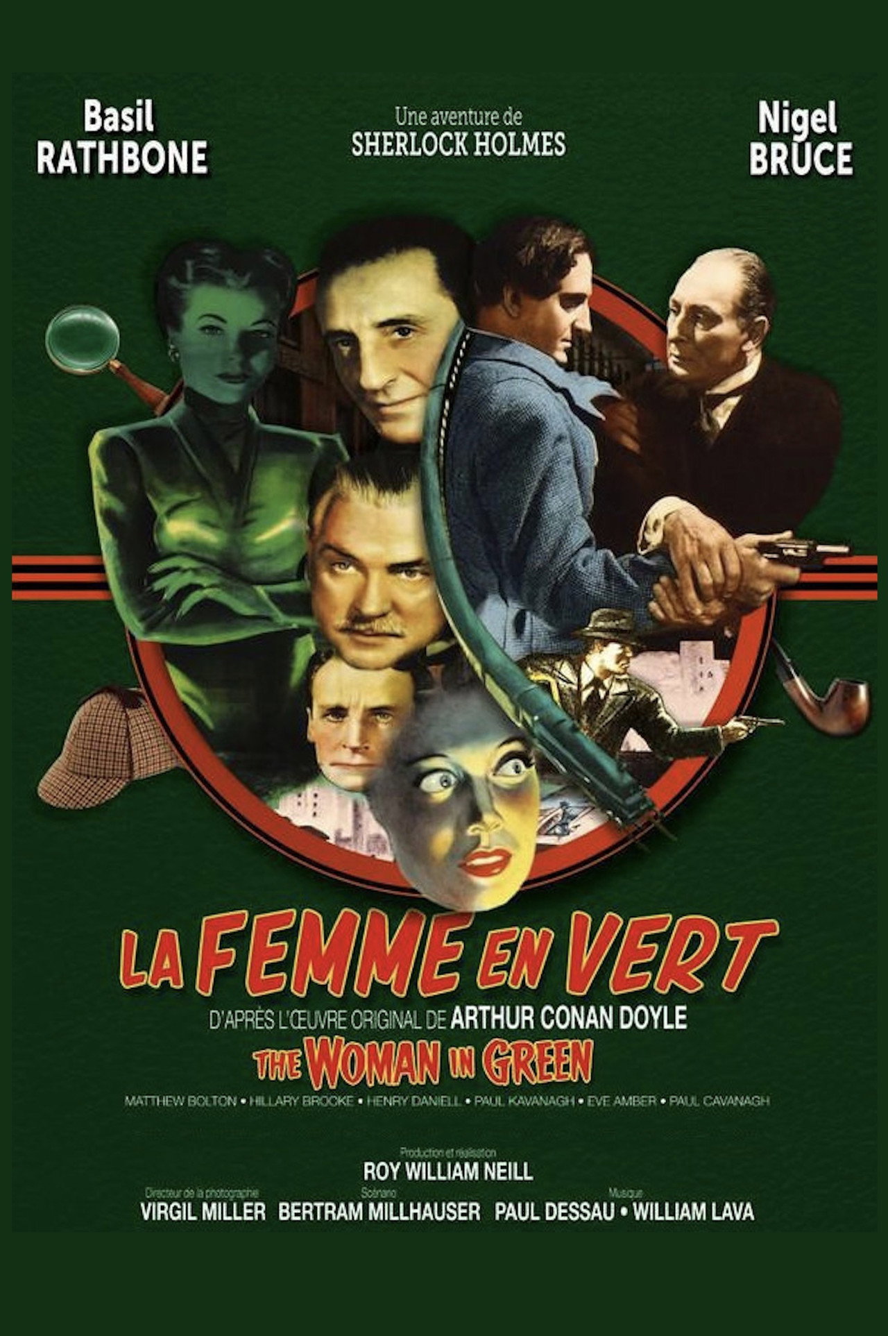 Sherlock Holmes et la femme en vert poster