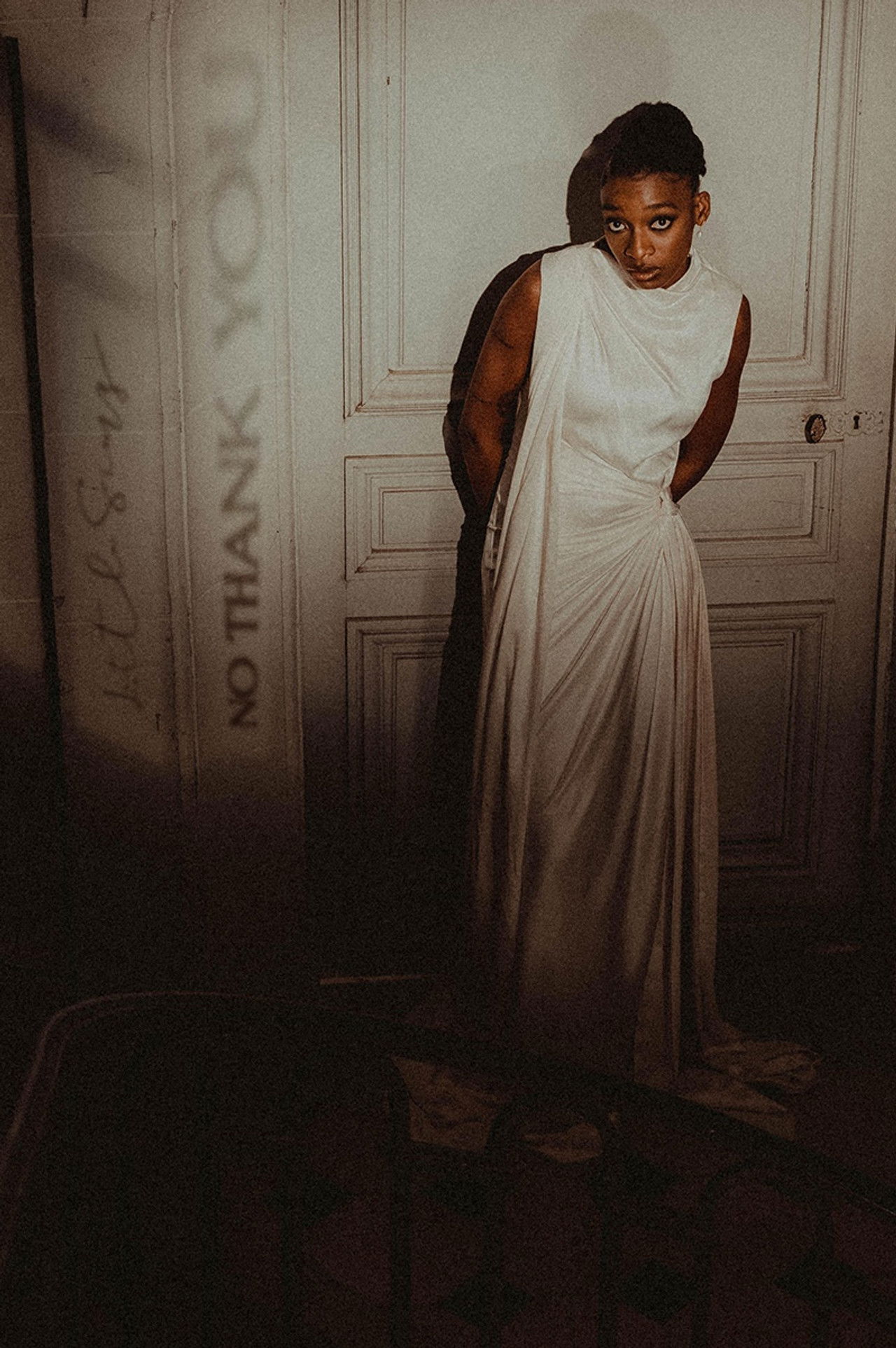 NO THANK YOU Backdrop