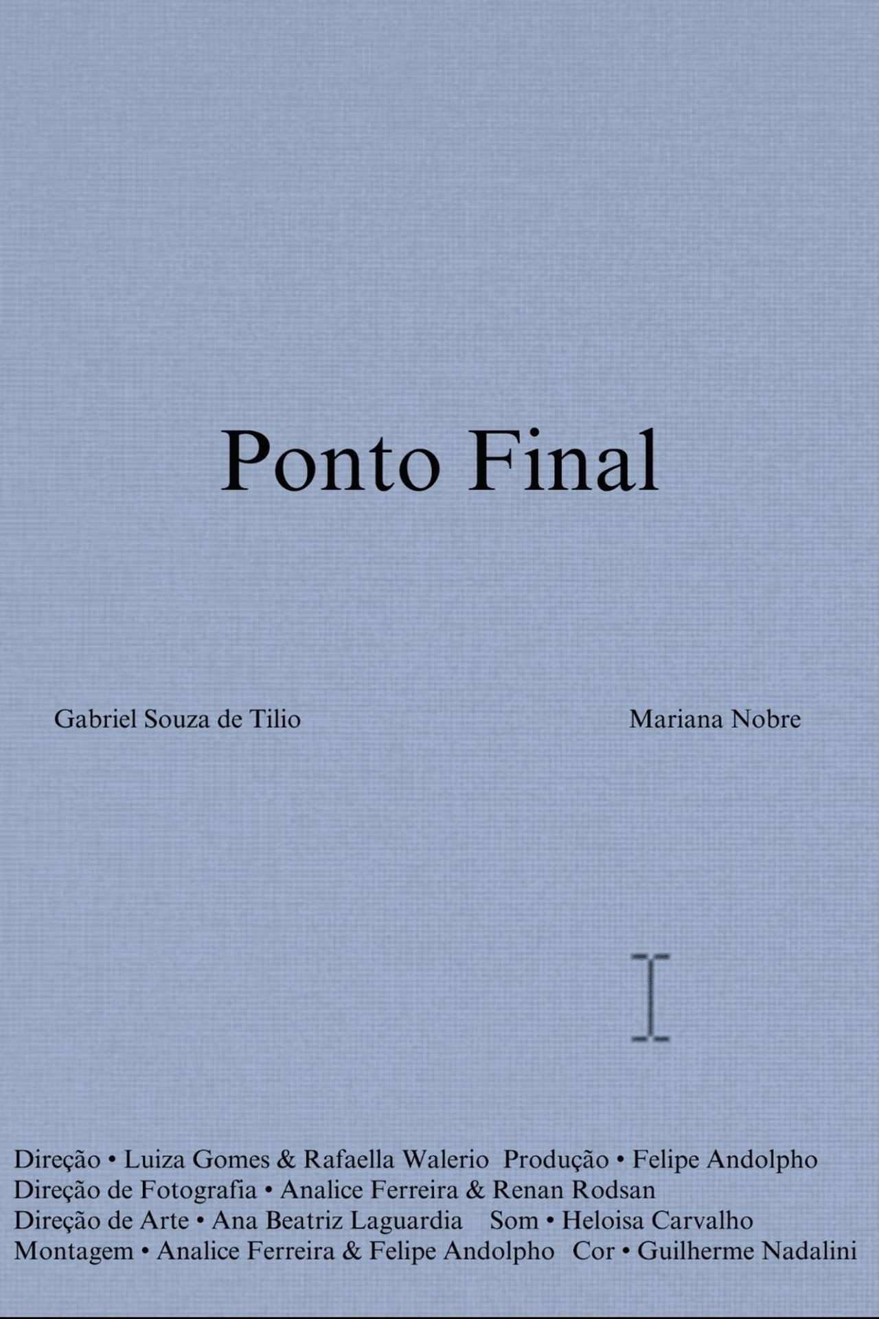 Ponto Final poster