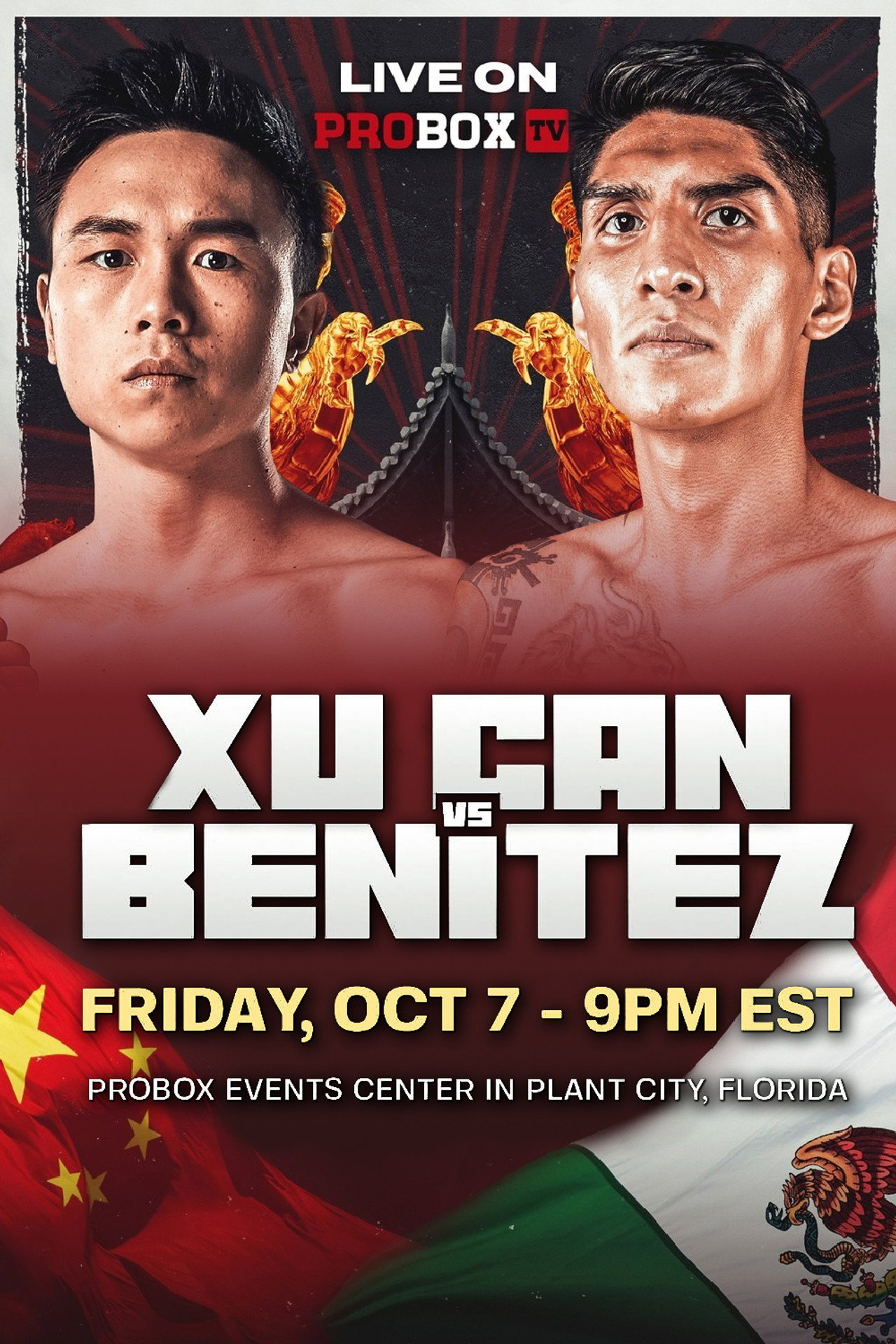 Can Xu vs. Brandon Leon Benitez filmaffisch