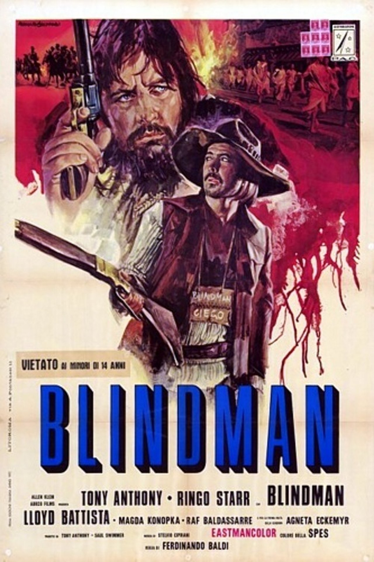 Blindman, Le Justicier Aveugle poster