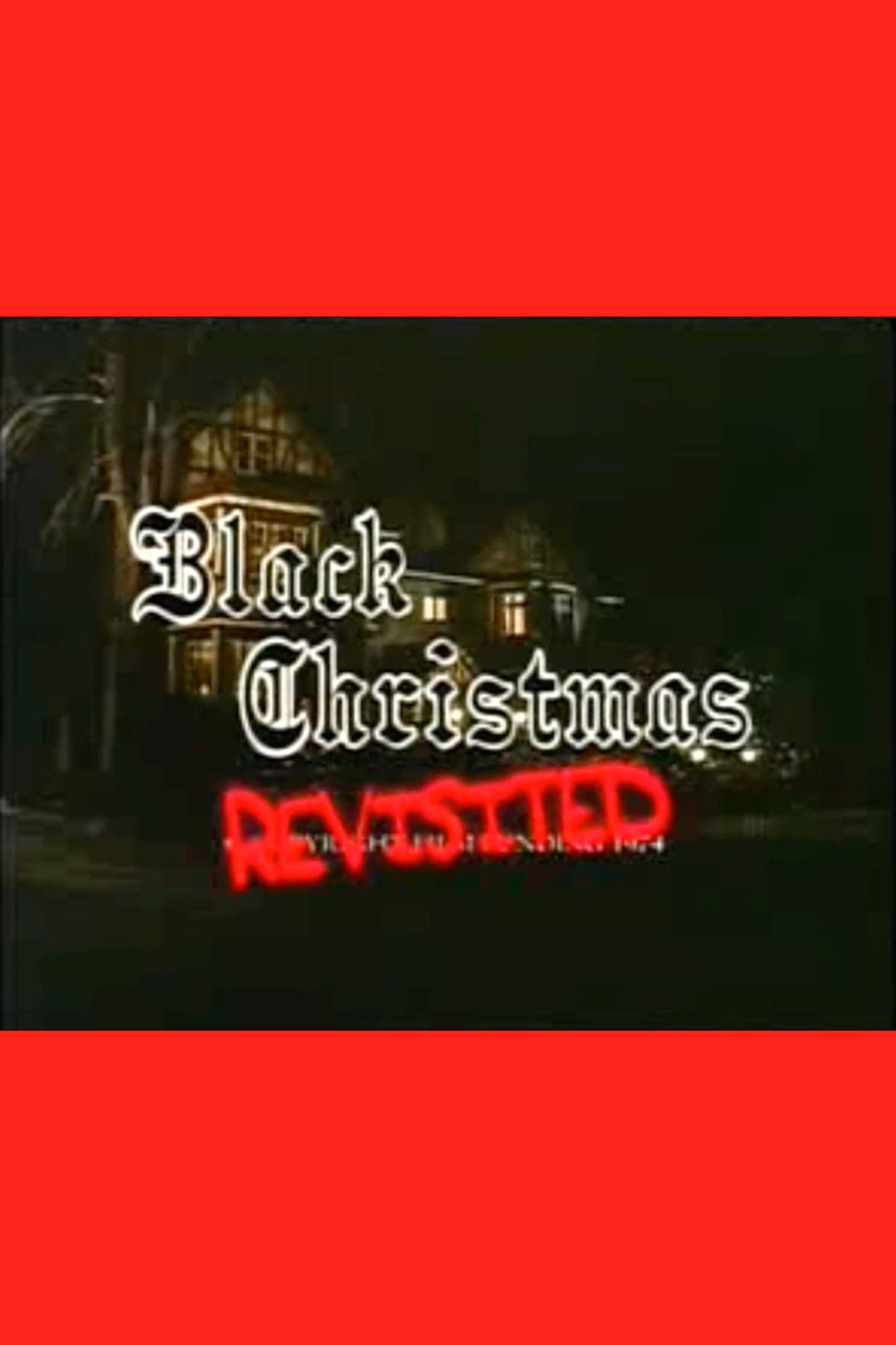 Black Christmas Revisited Backdrop