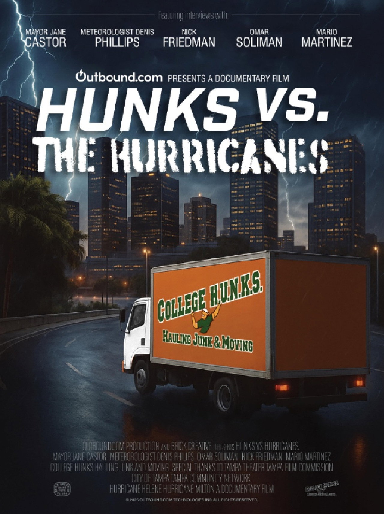 HUNKS vs. The Hurricanes filmaffisch