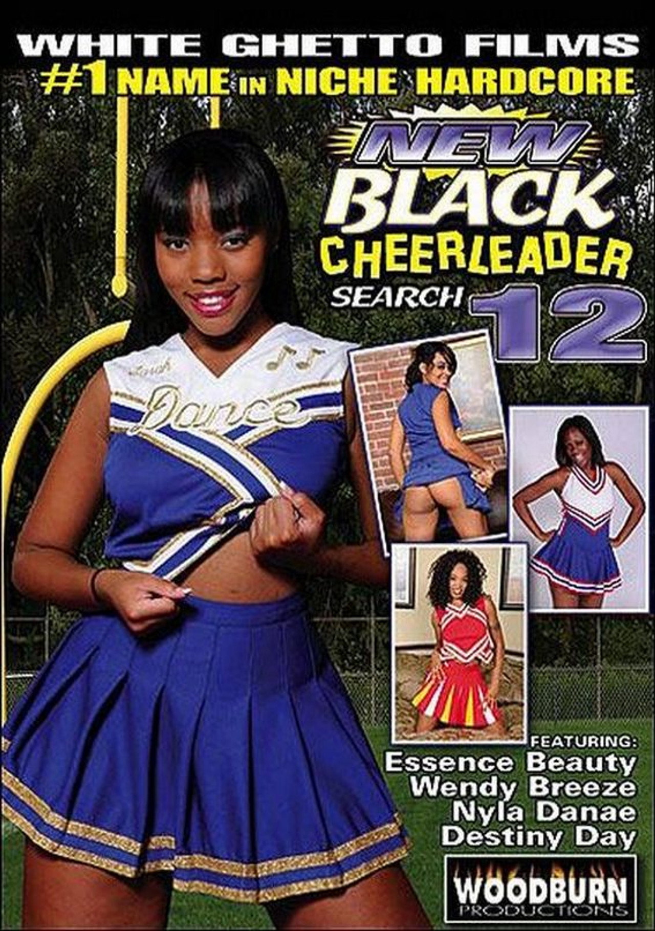 New Black Cheerleader Search 12 Backdrop