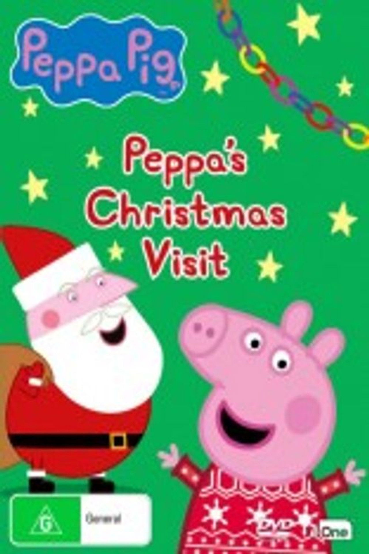 Peppa Pig: Peppa's Christmas Visit Backdrop