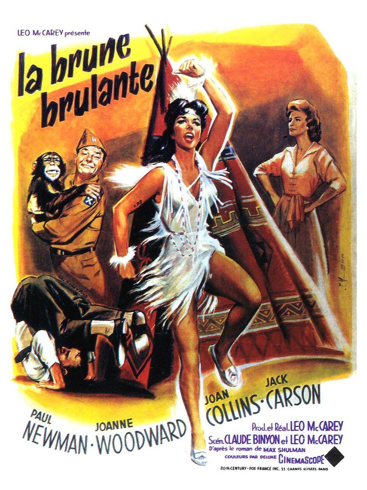 La Brune brûlante poster
